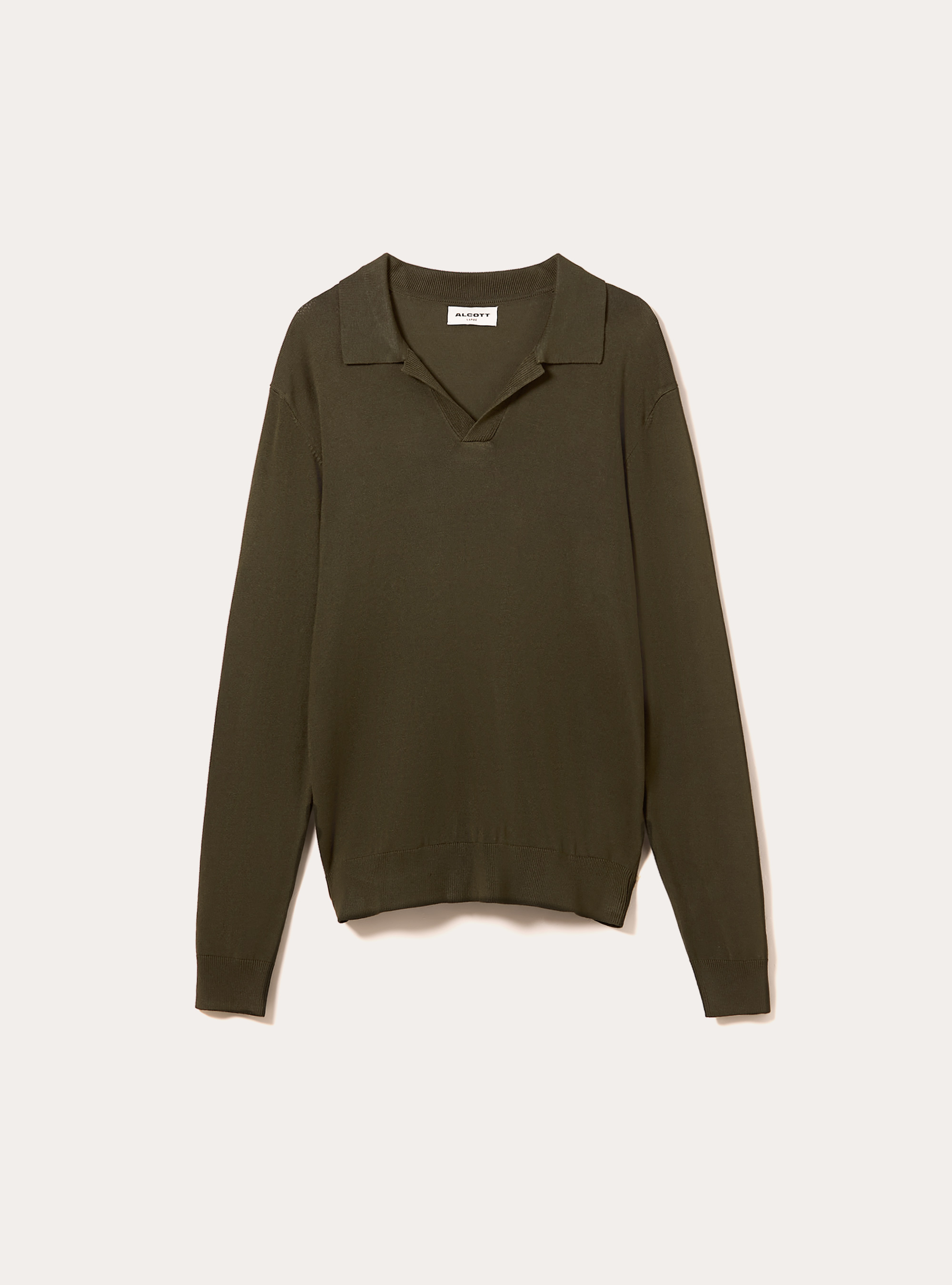 Weiches Strick-Polohemd, KY1 KAKY DARK