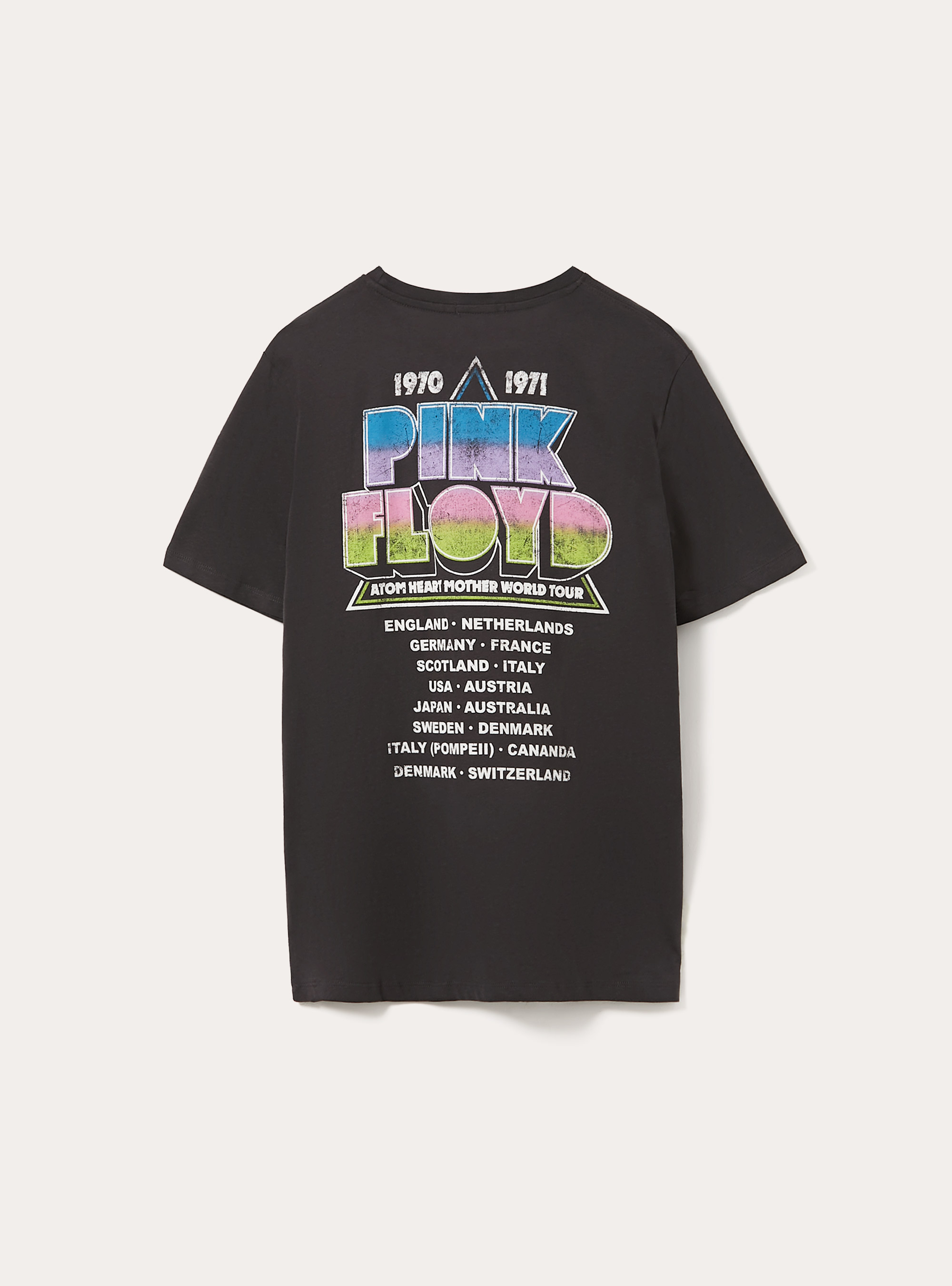 Pink Floyd / Alcott regular fit T-shirt, BK3 BLACK CHARCOAL