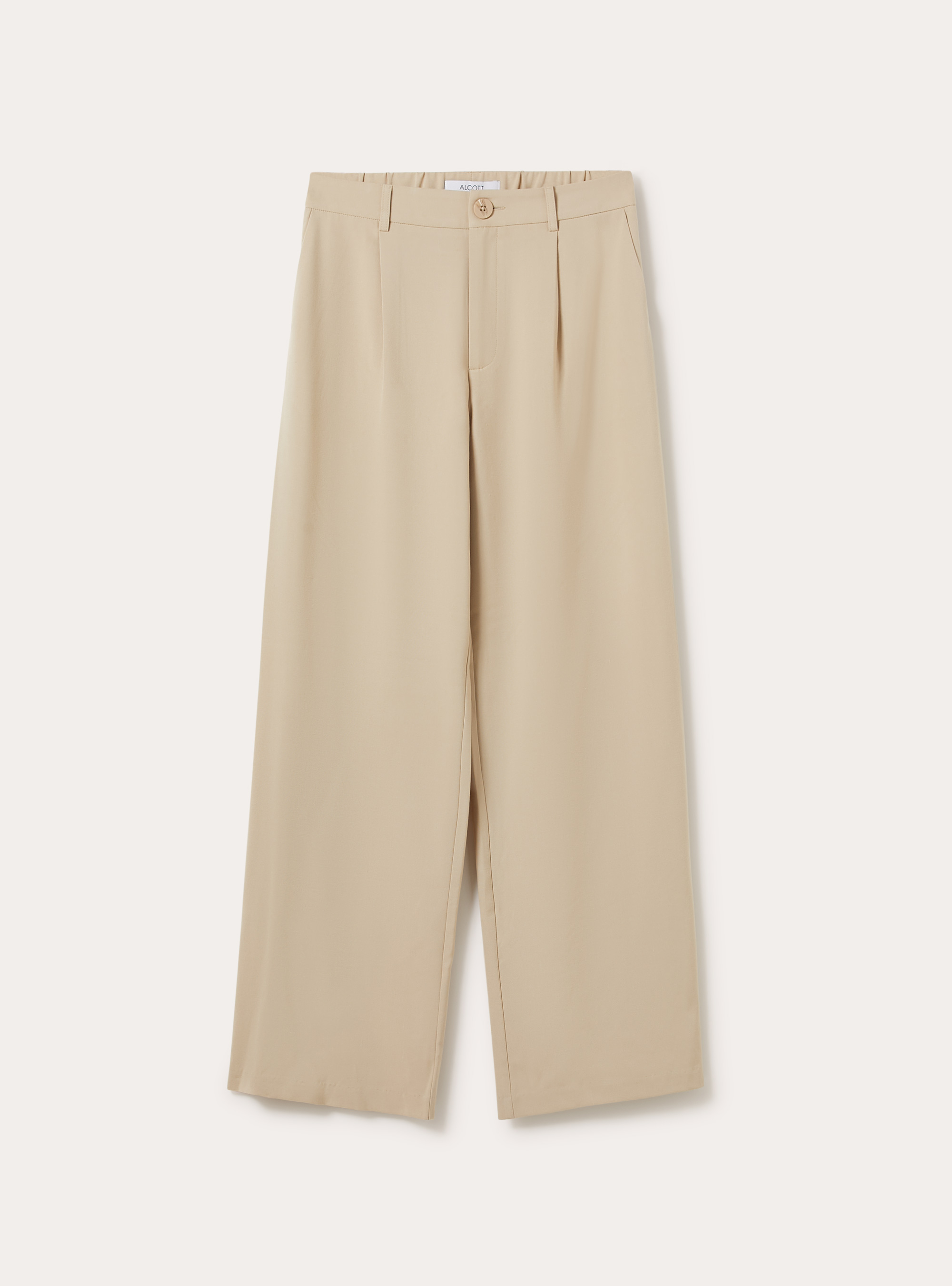 Straight tailored trousers, BG3 BEIGE LIGHT