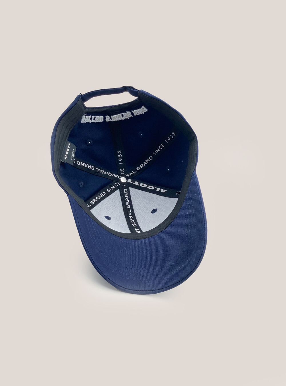 Plain hat with visor, BLUE