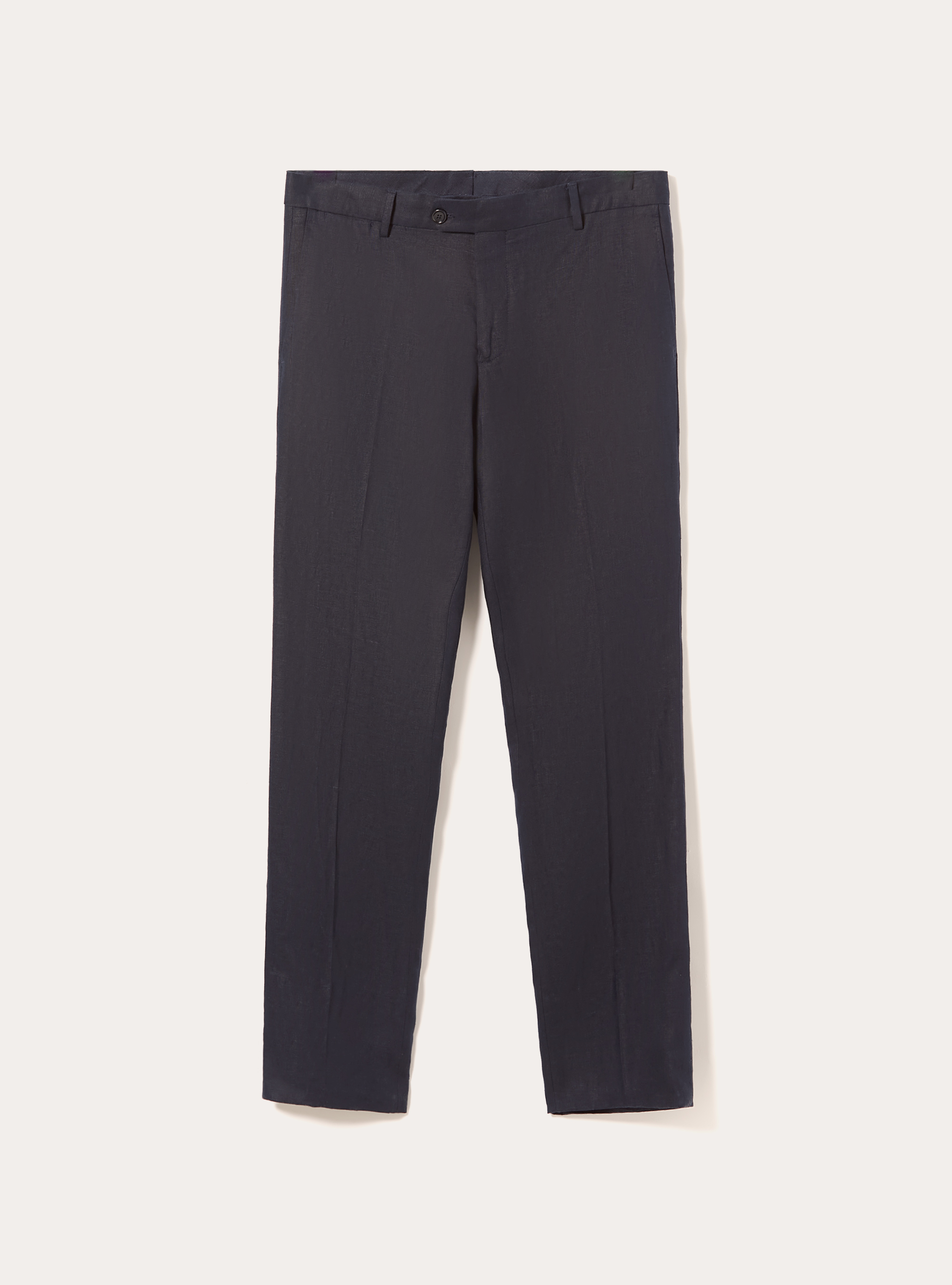 Pantalones de lino puro, NA1 NAVY DARK