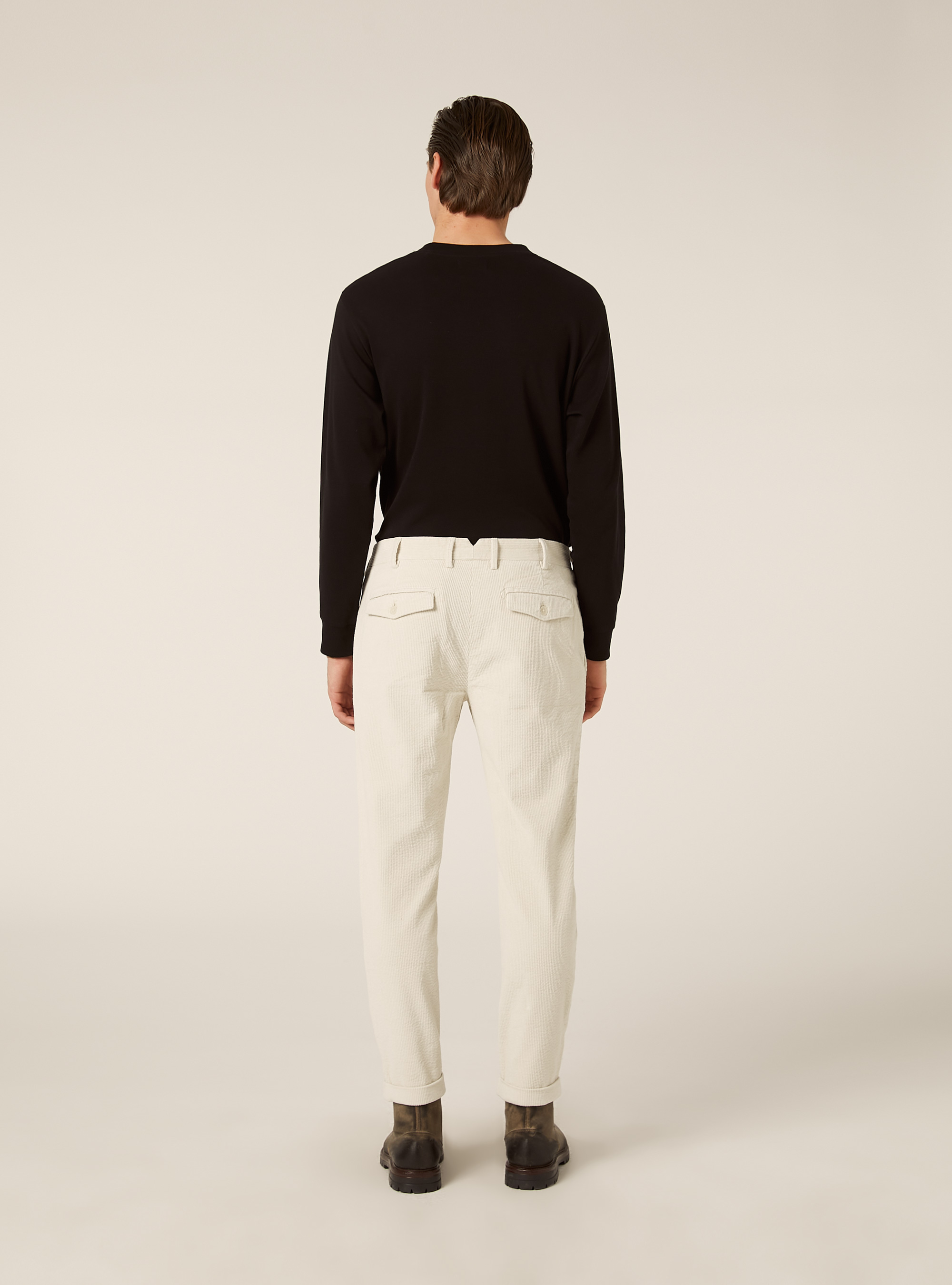 Pantalones chinos de pana, WH1 OFF WHITE