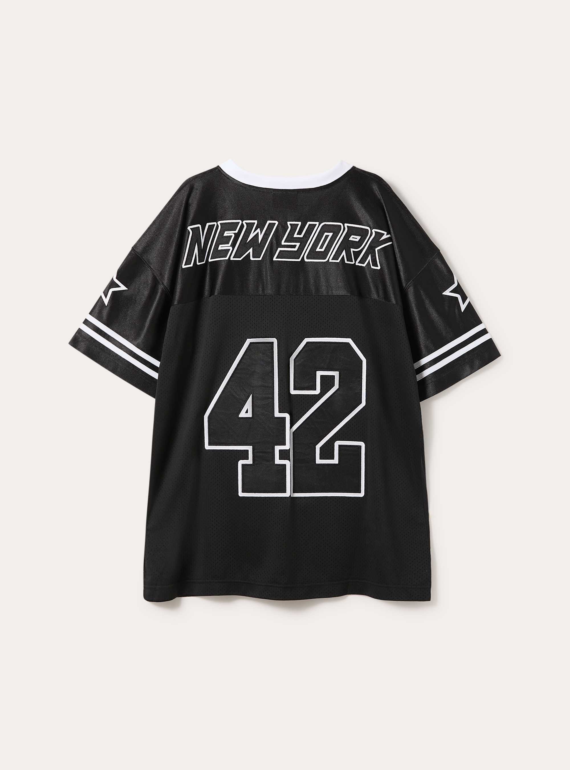 T-shirt Football avec &eacute;cussons, BK1 BLACK