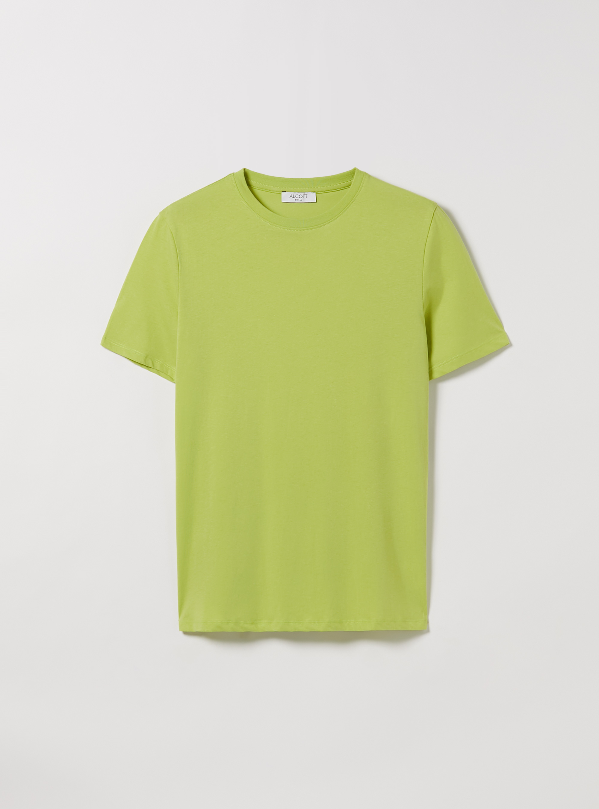 Crew-neck cotton T-shirt, GC2 ACID GREEN MEDIUM