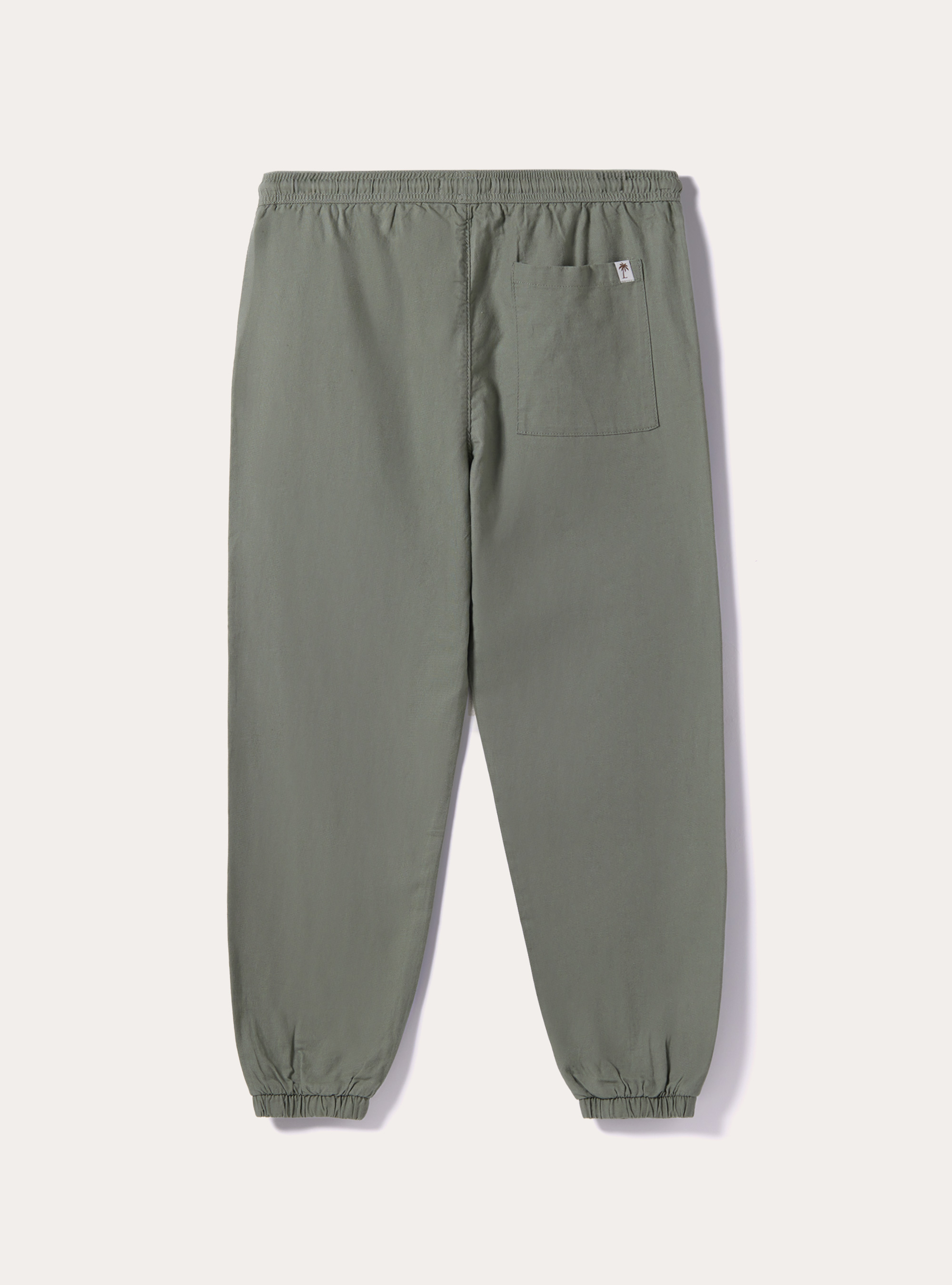 Linen-blend jogger trousers, KY3 KAKY LIGHT