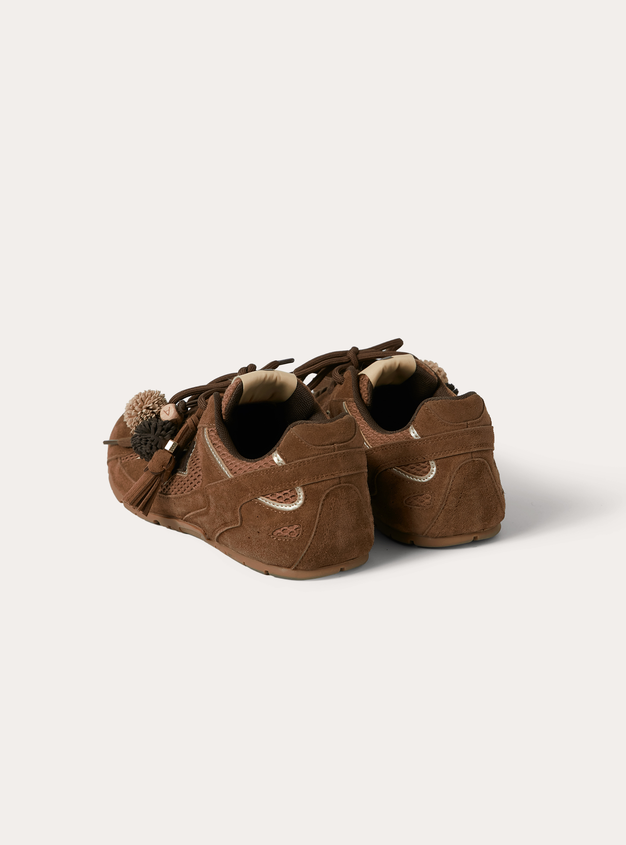 Casual sneakers con charms, BR2 BROWN MEDIUM