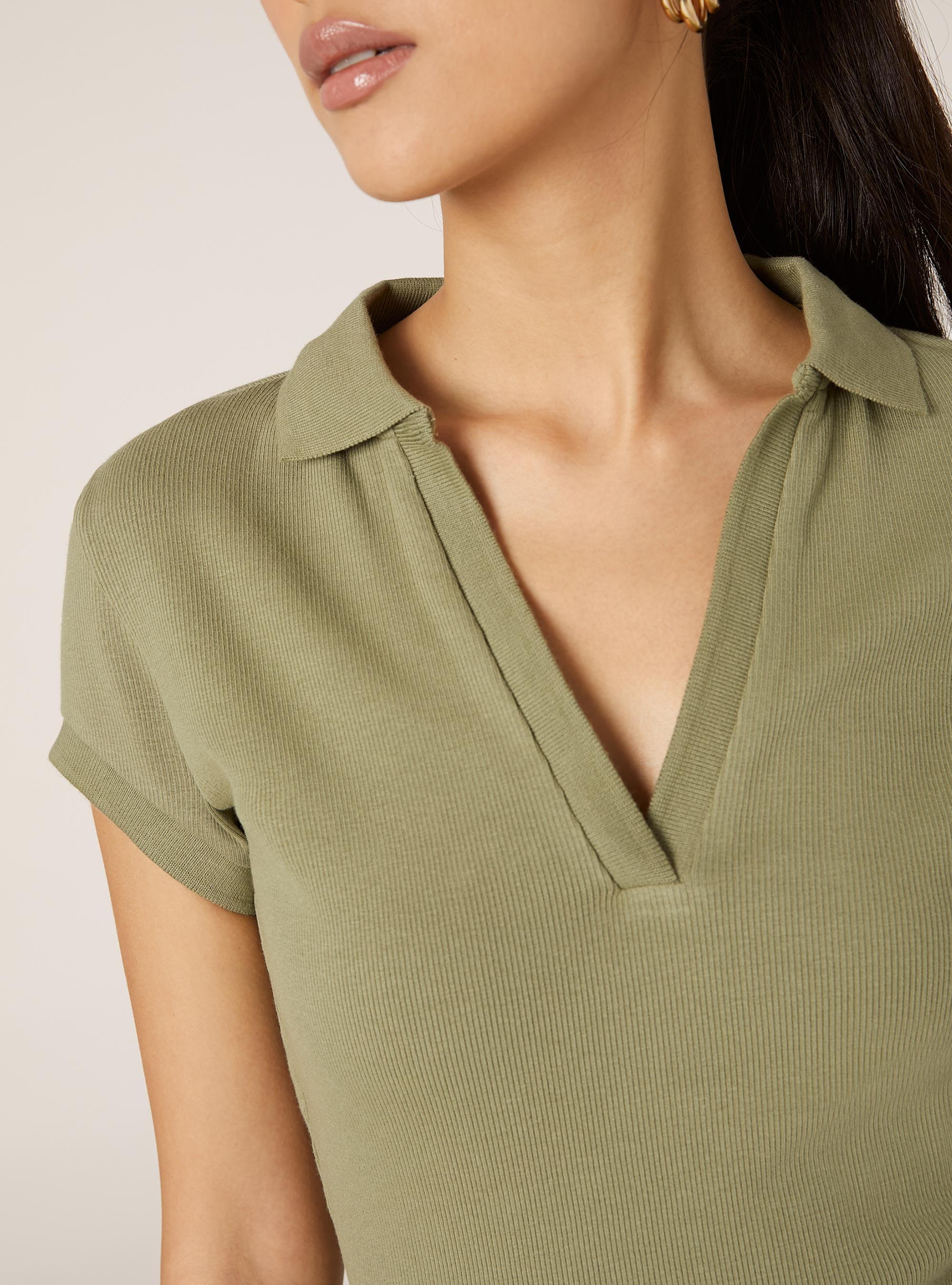 Polo in cotone a costine, KY2 KAKY MEDIUM