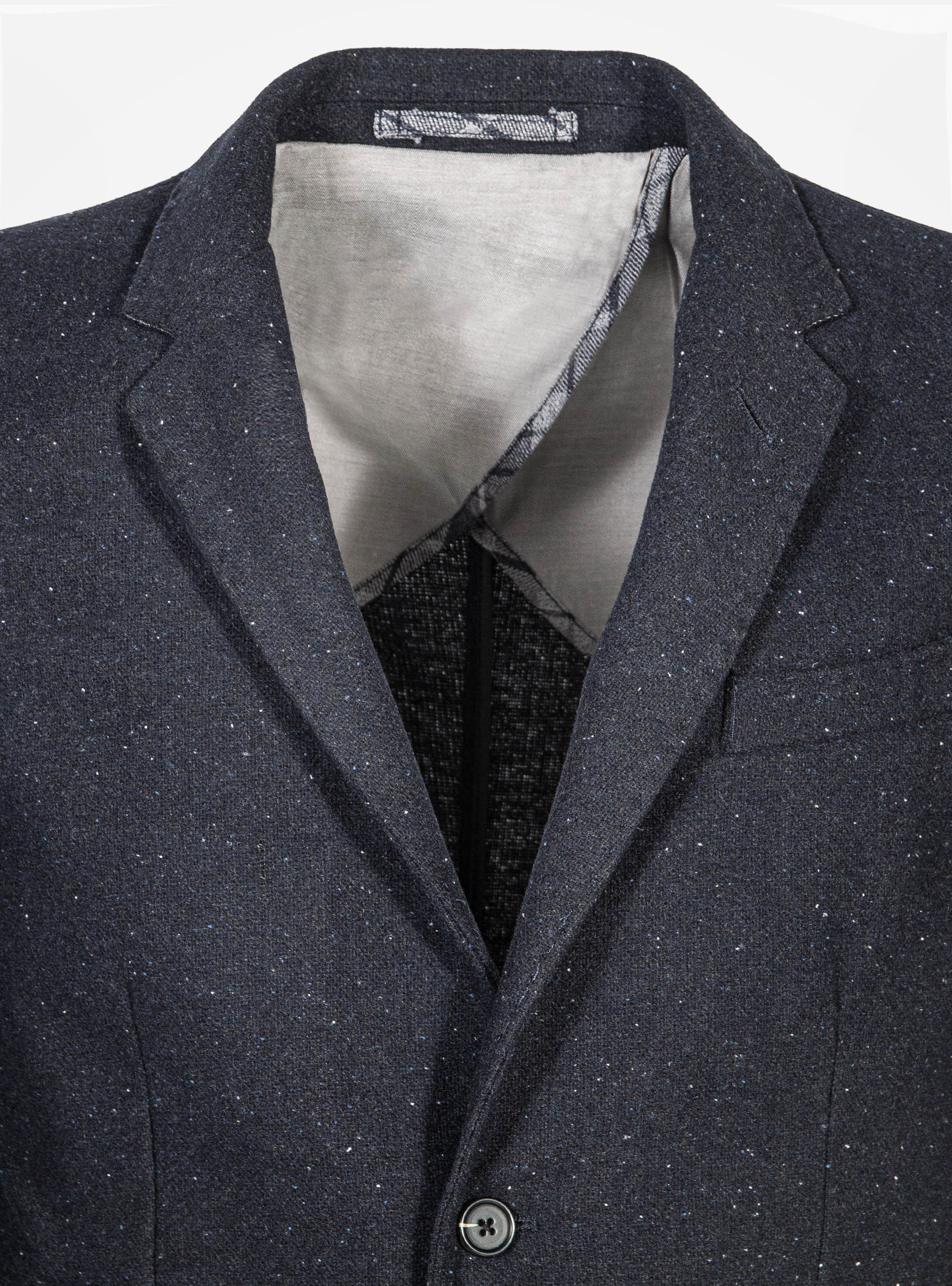 Giacca in twill, BLU MARINO