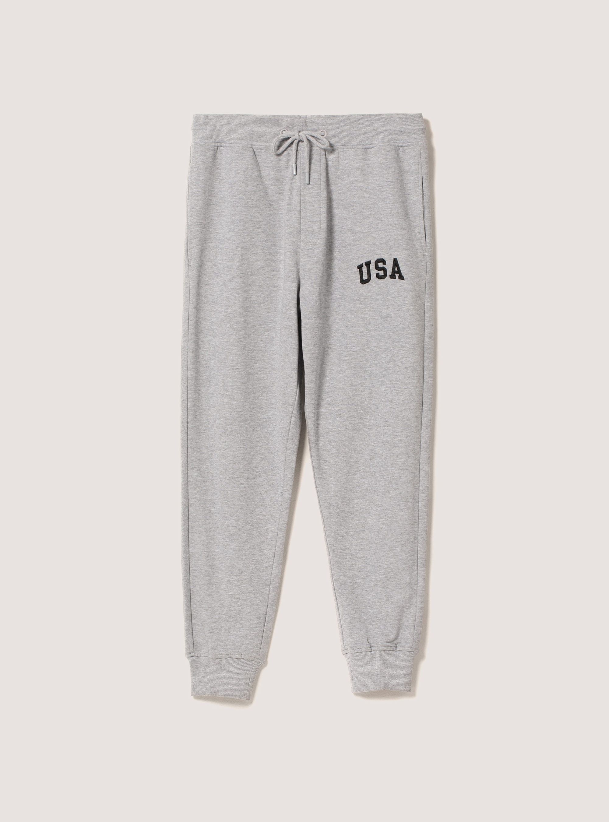 Plusch-Joggerhose, C143 LIGHT GREY M