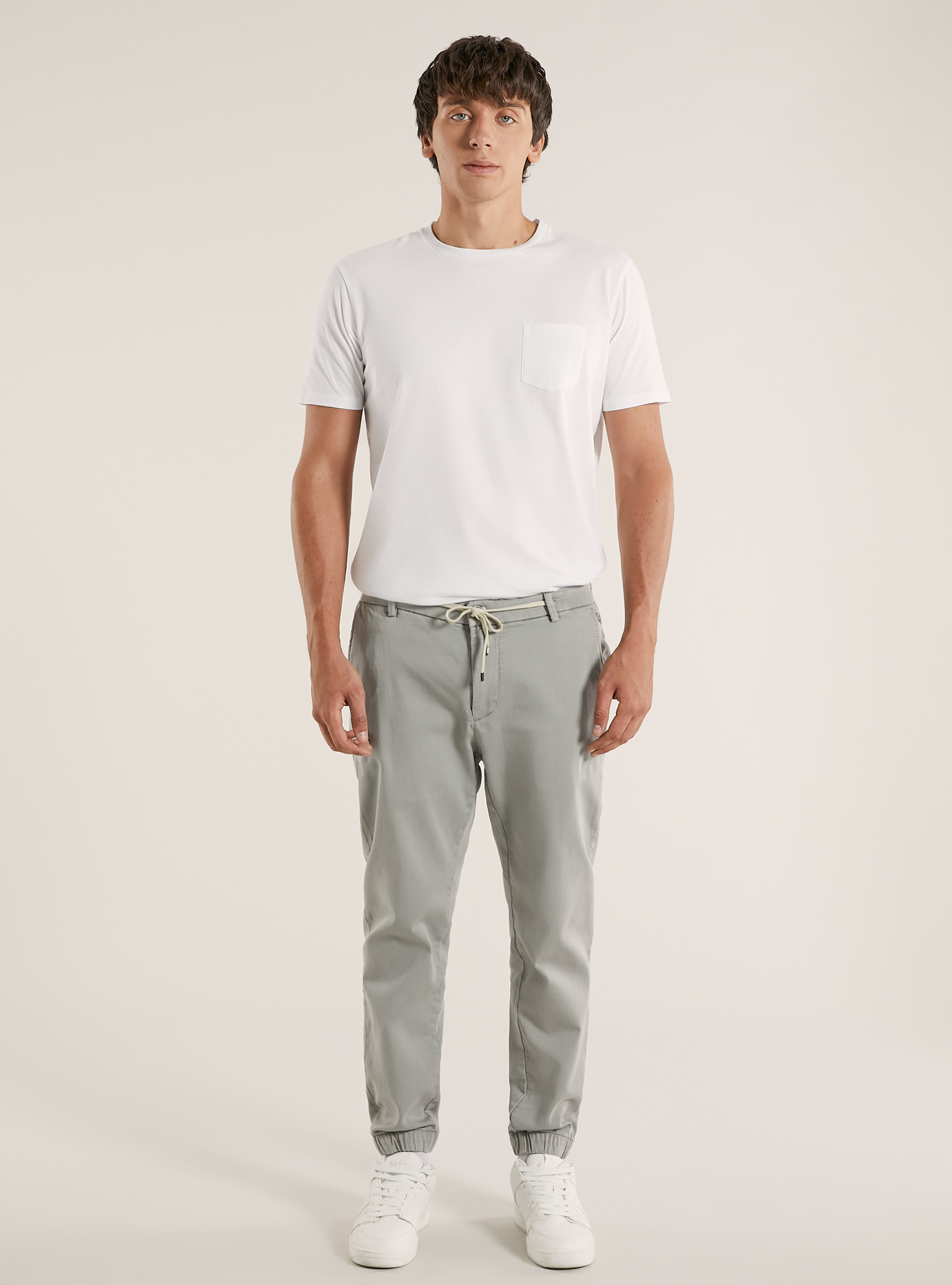 Pantalon de jogging avec cordon de serrage, GY3 GREY LIGHT