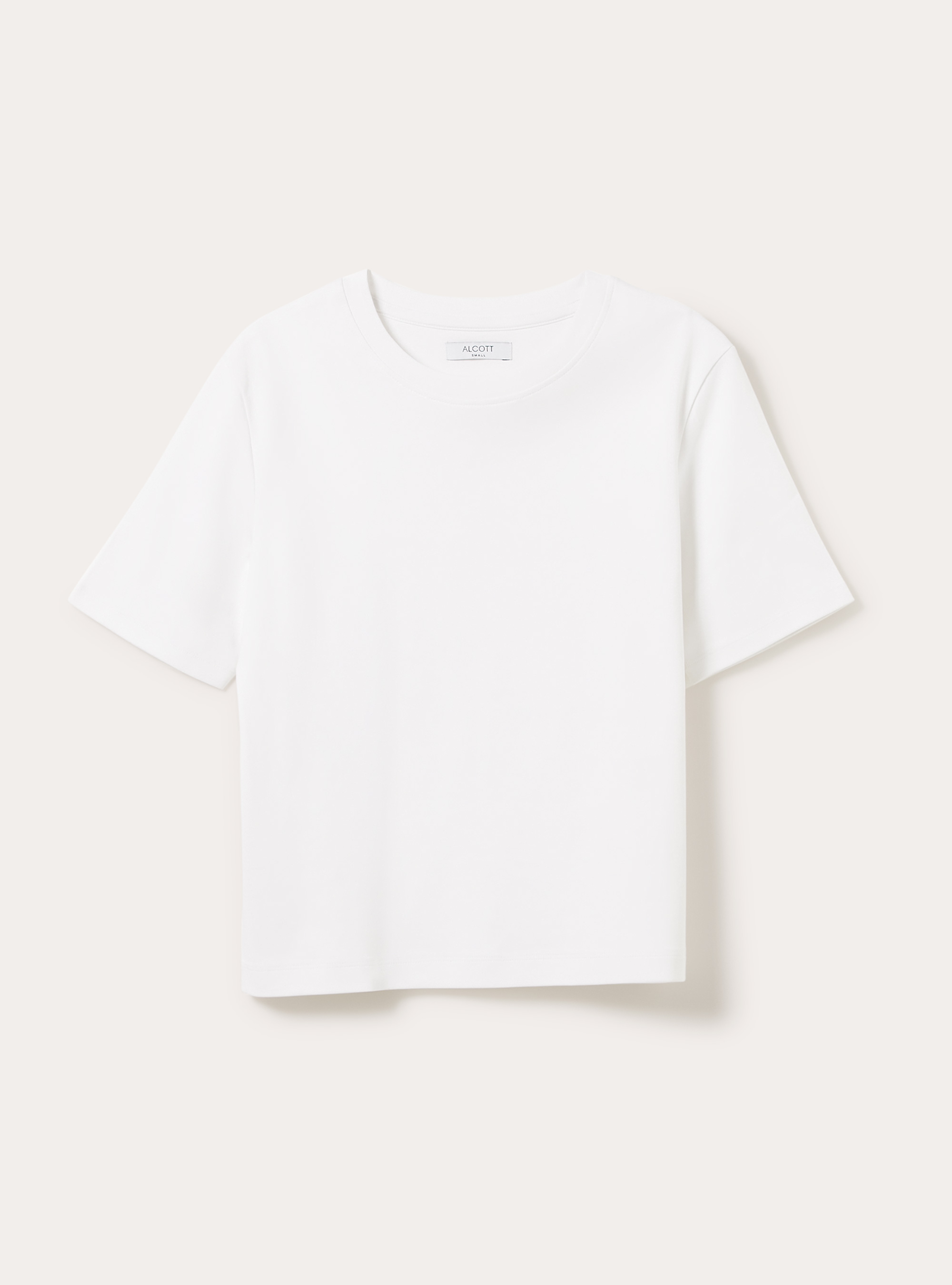 T-shirt regular in interlock, WH3 WHITE
