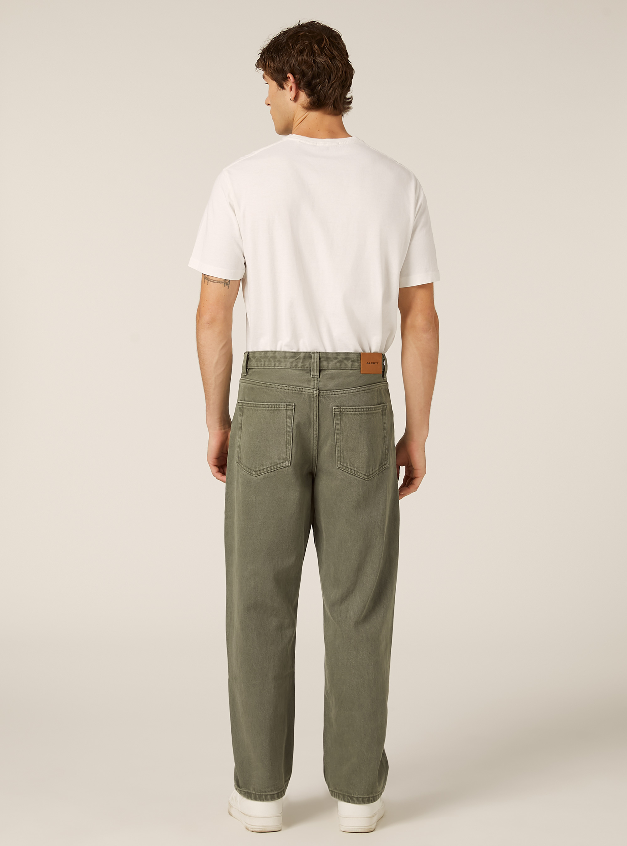 Tapered fit trousers, KY2 KAKY MEDIUM