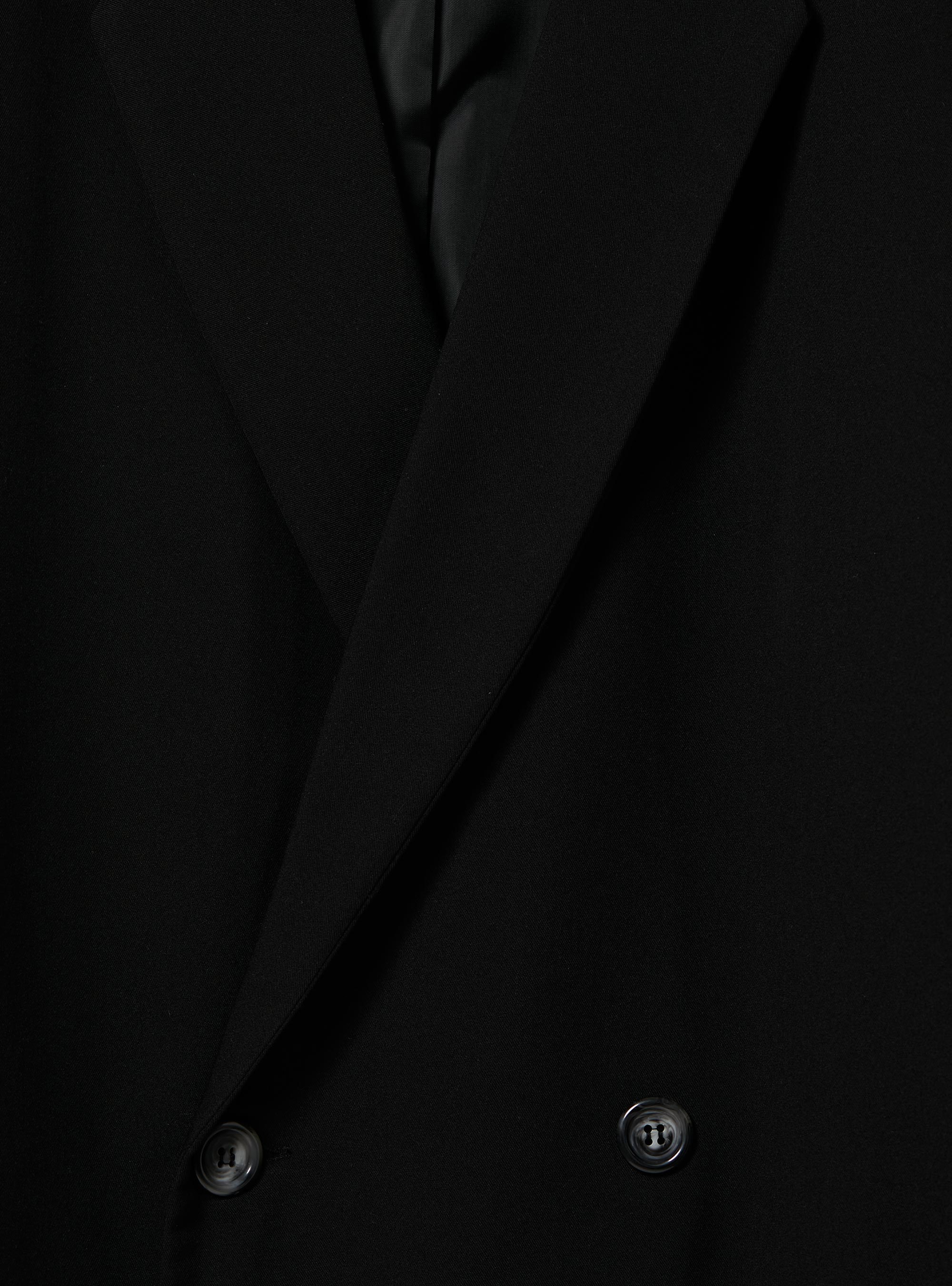 Giacca doppio petto regular fit, BK1 BLACK