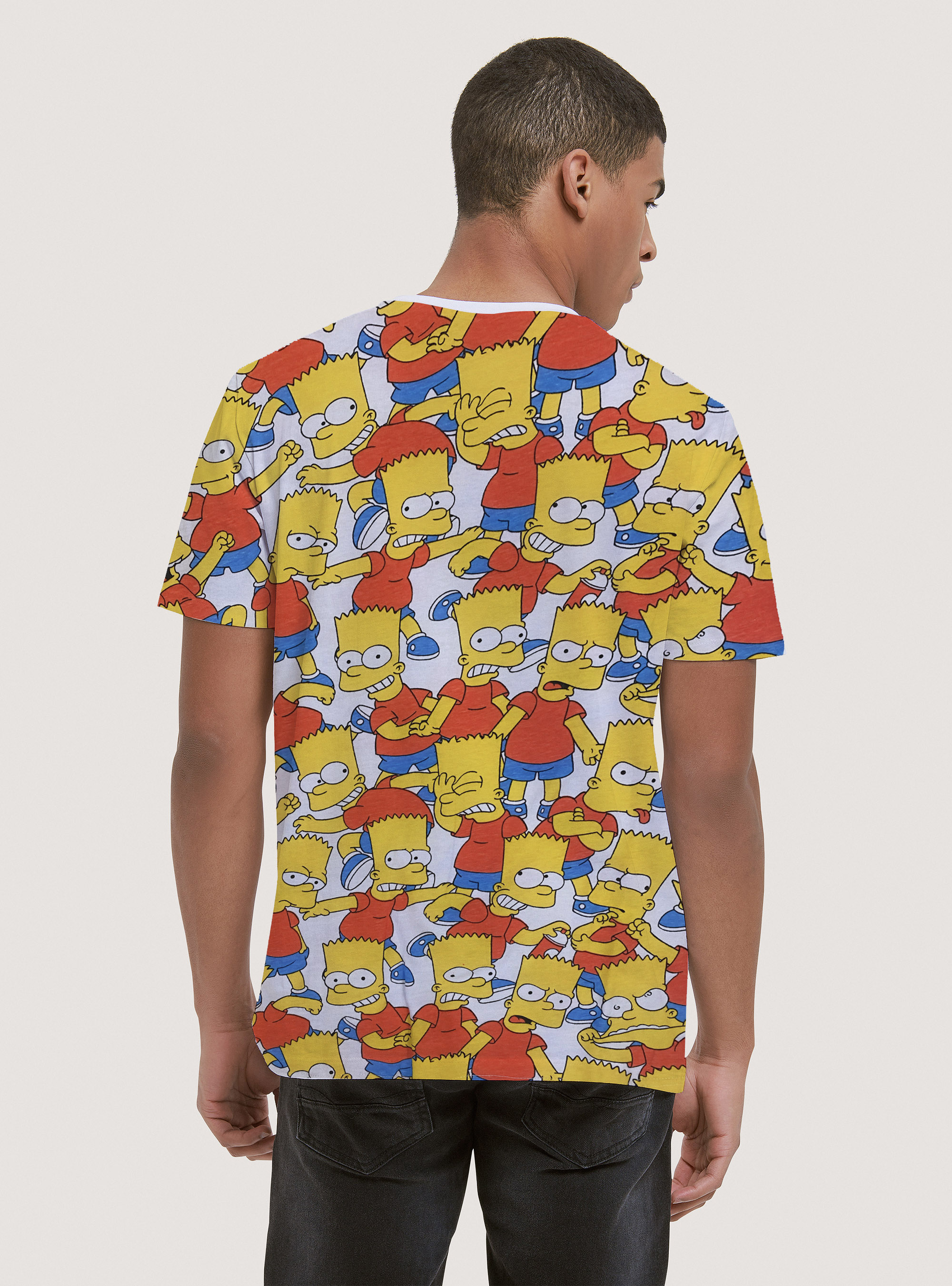 The Simpsons x Alcott all over T-shirt, WHITE