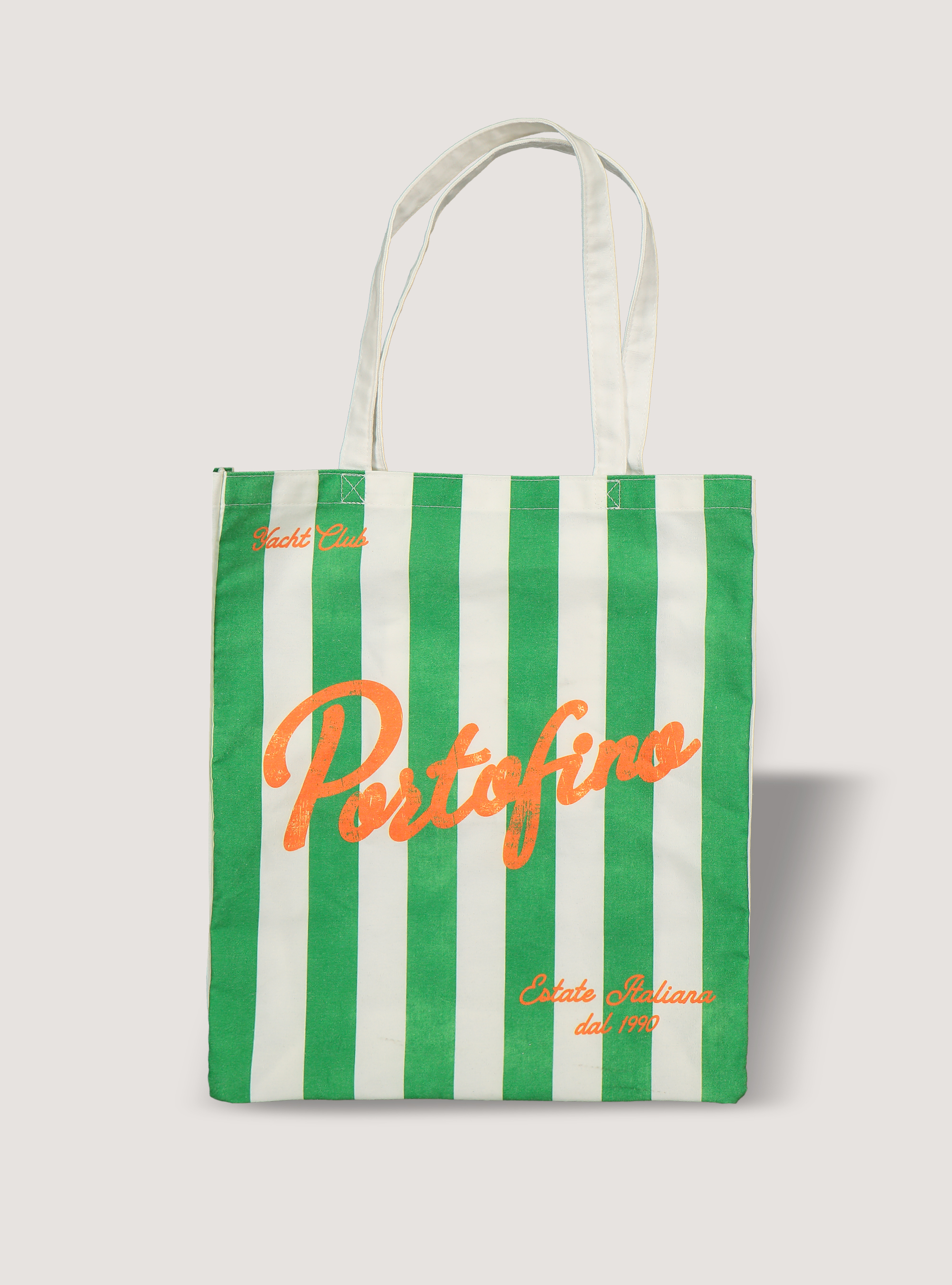 Shopper a righe, C6577 GREEN