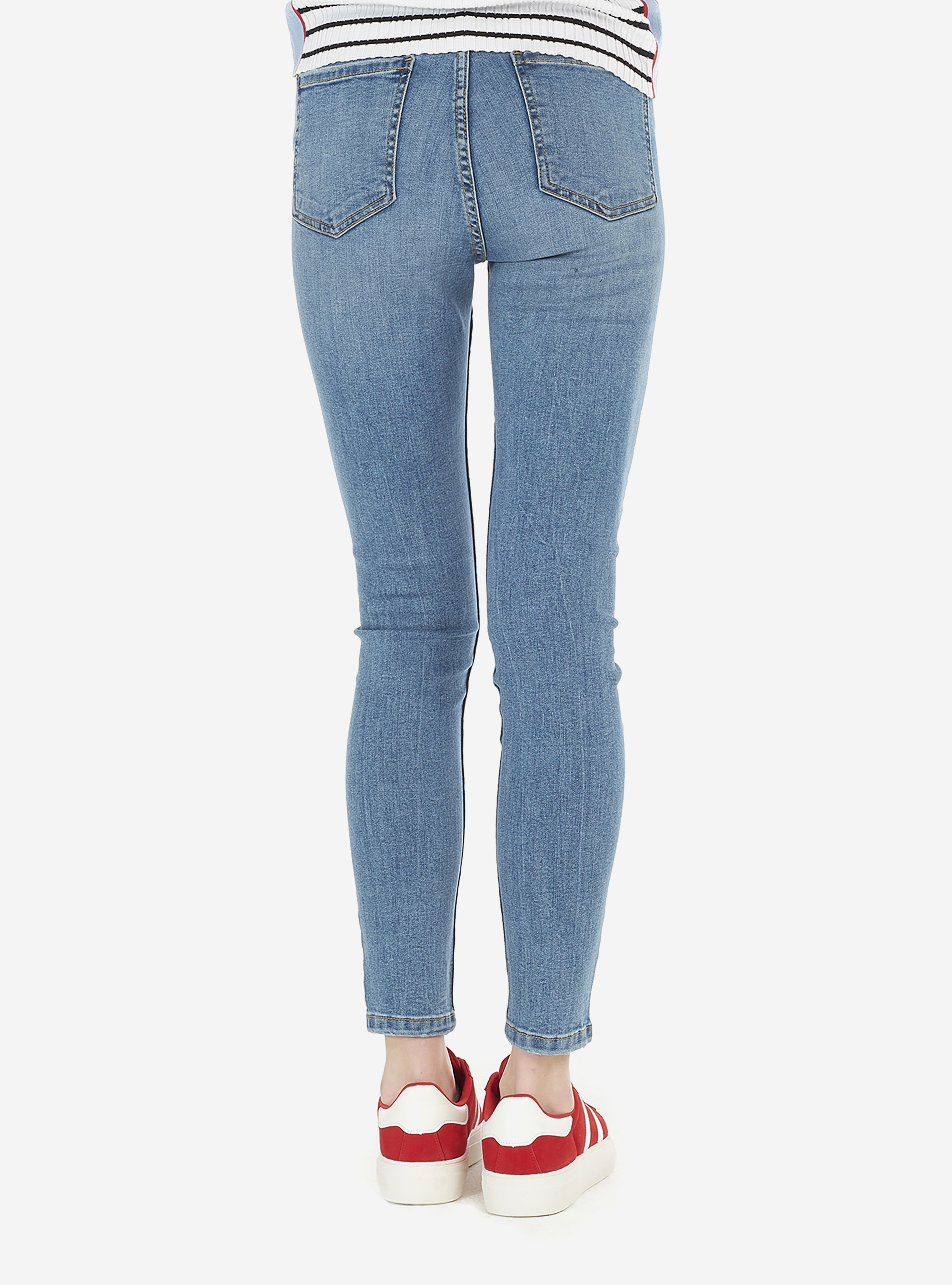 Denim skinny fit high rise, C196 AZZURRE