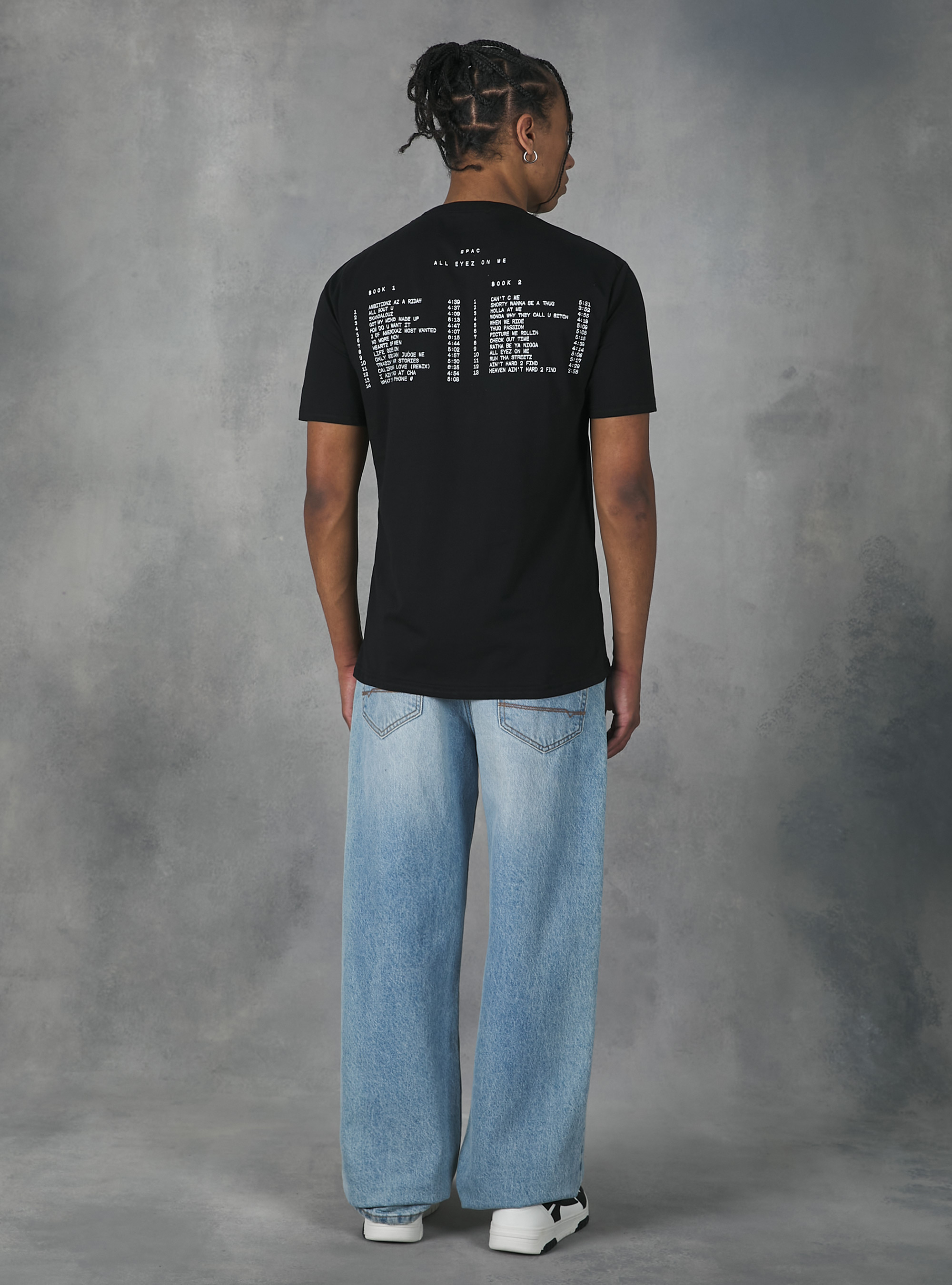 Maglietta Tupac / Alcott, BK1 BLACK