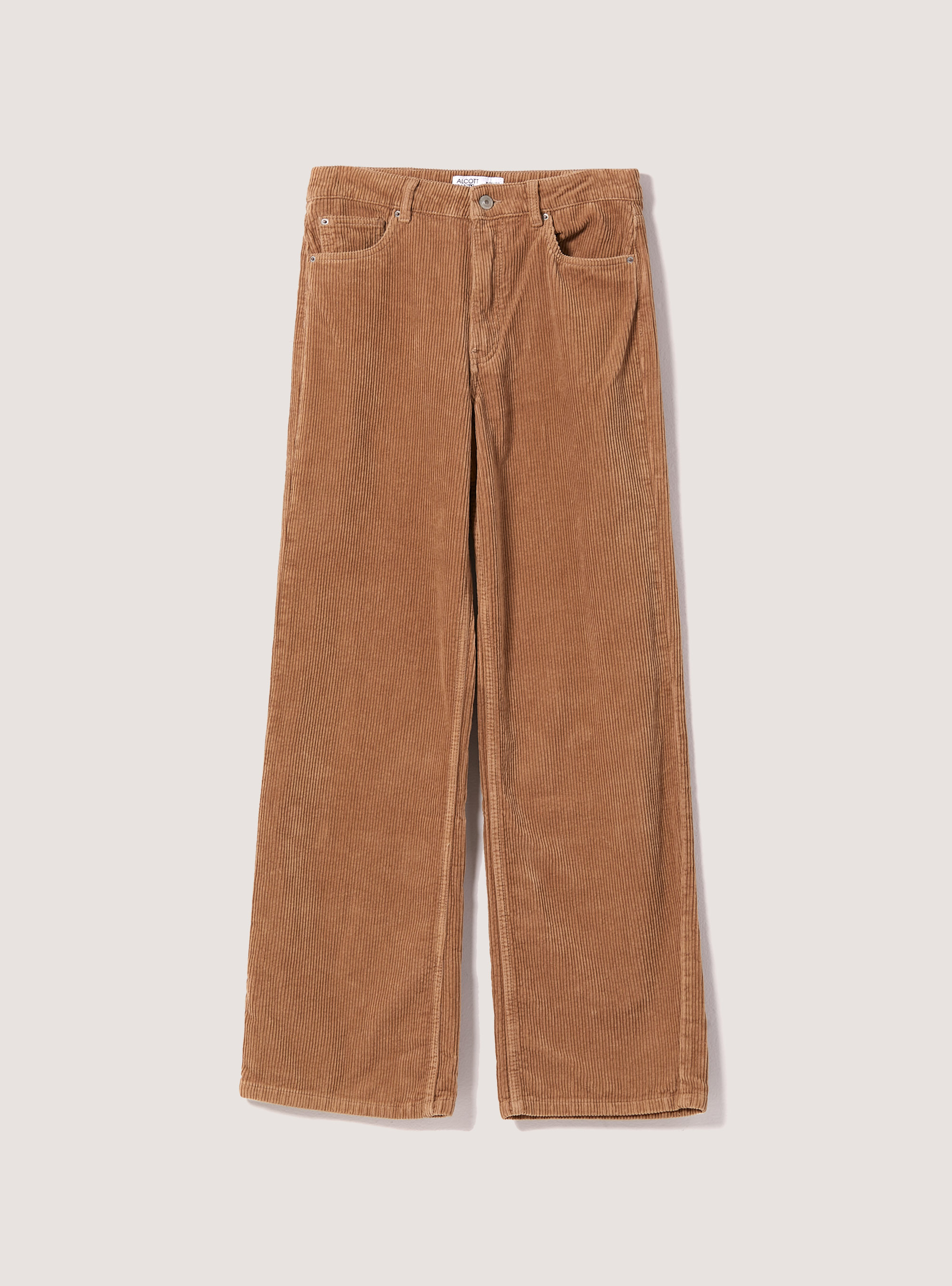 Pantalones de pana de pierna ancha, BG2 BEIGE MEDIUM