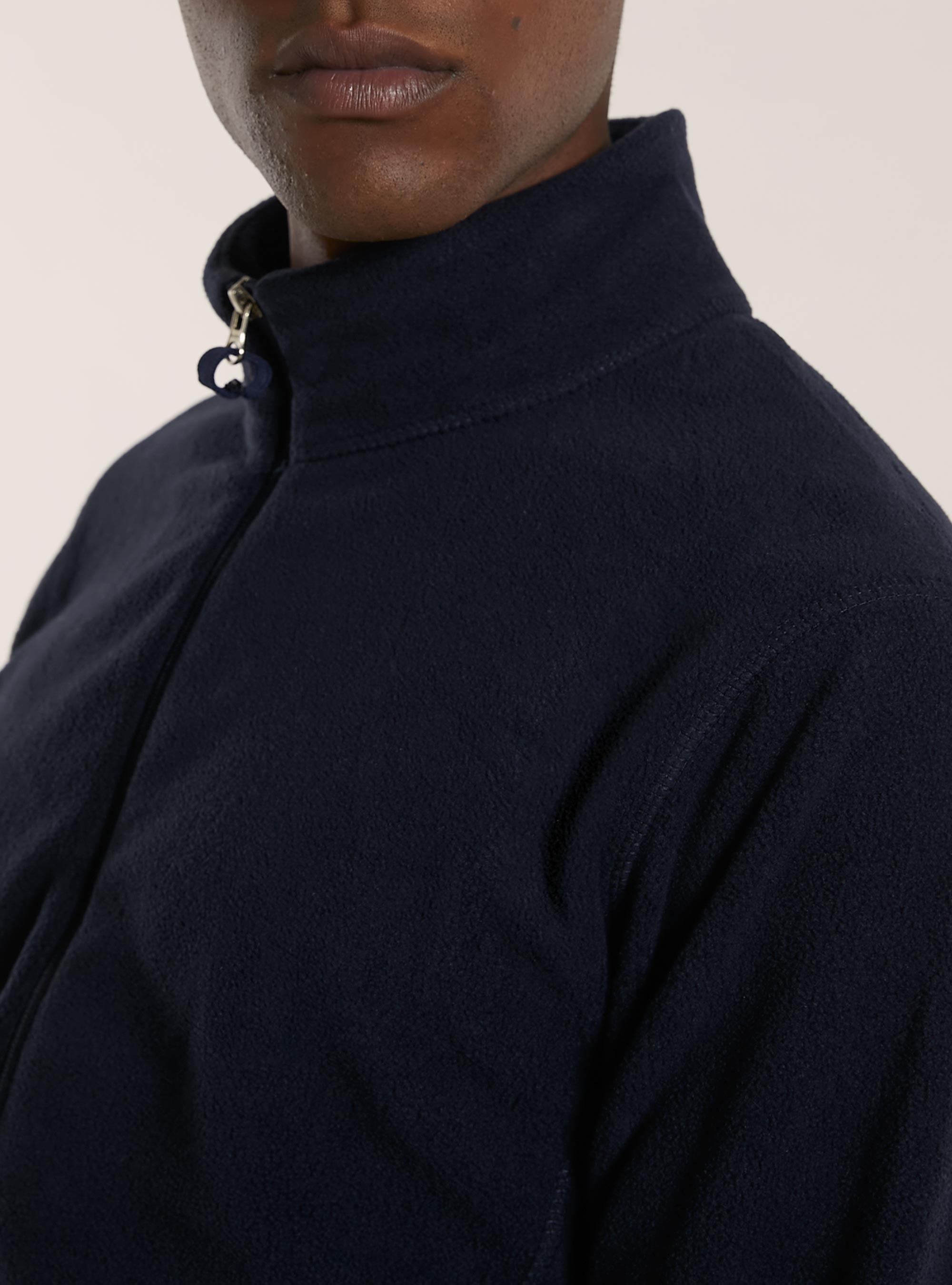 Cardigan polar fleece, NA1 NAVY DARK