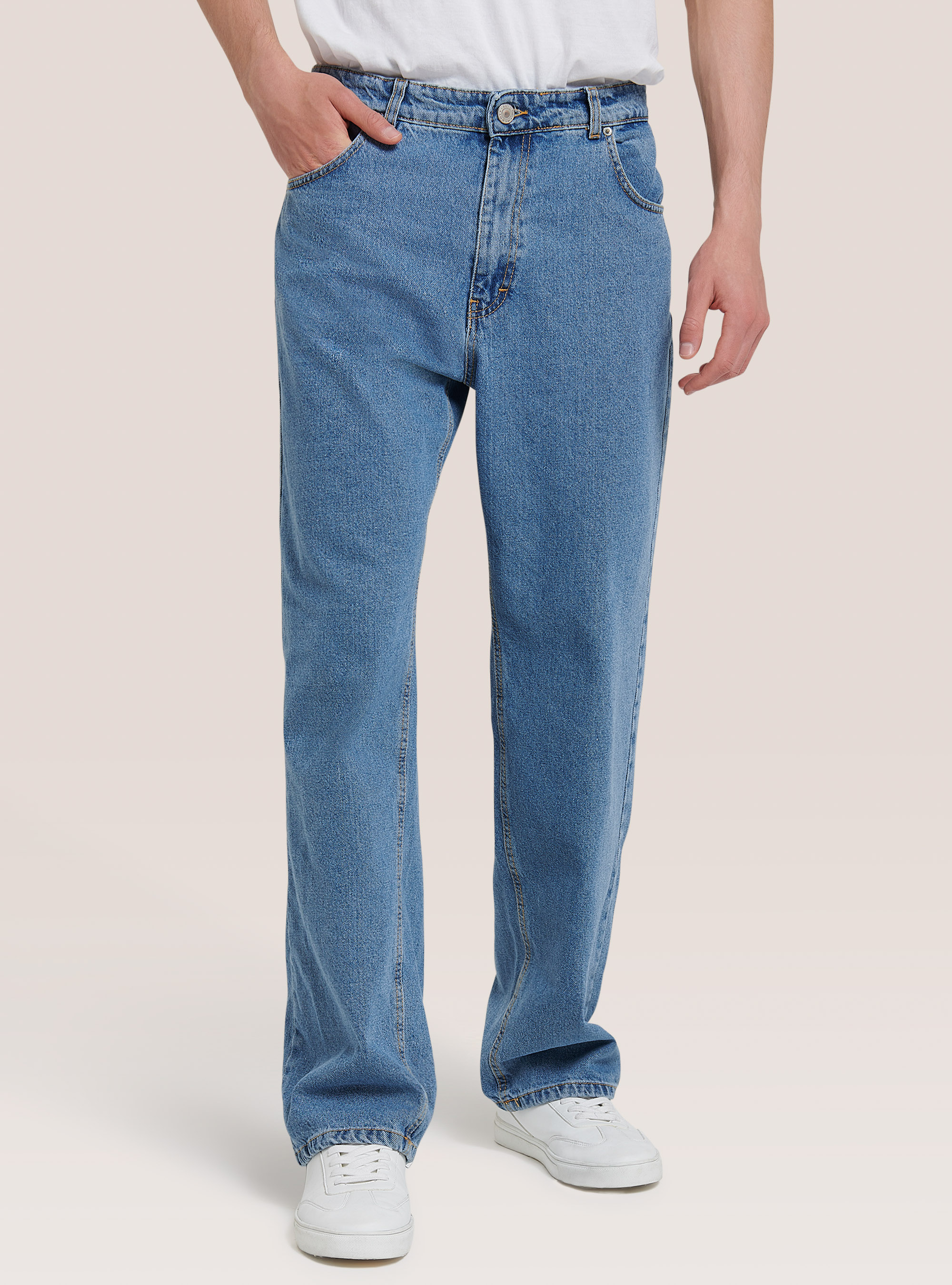 Baggy fit jeans, D005 LIGHT BLUE