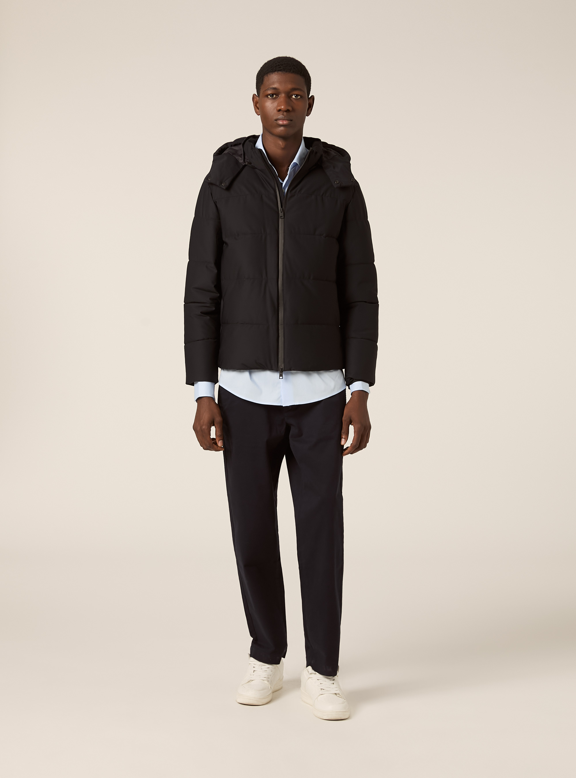 Veste matelassée avec capuche, NA1 NAVY DARK