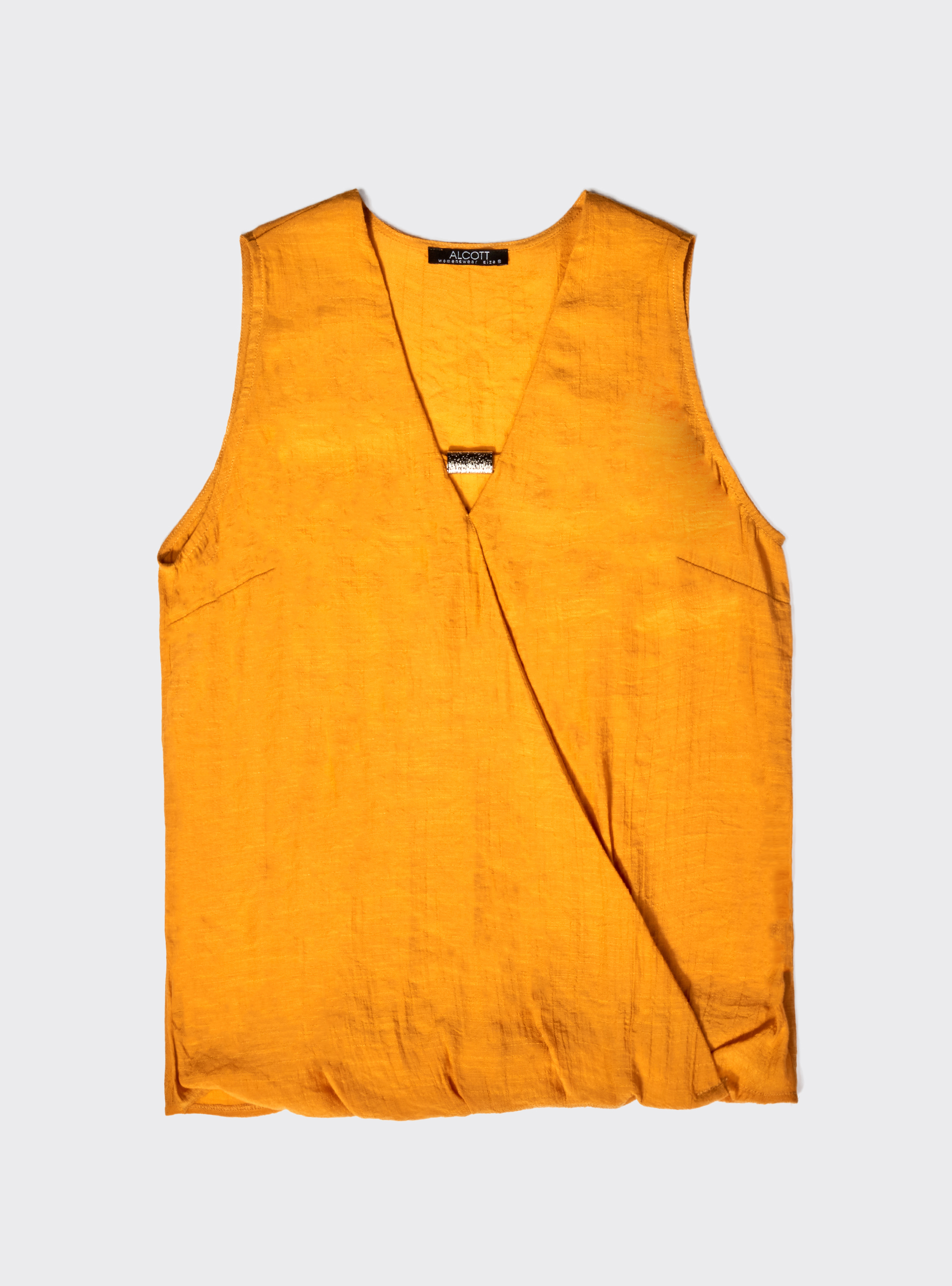 Blusa con gioiello, SENAPE