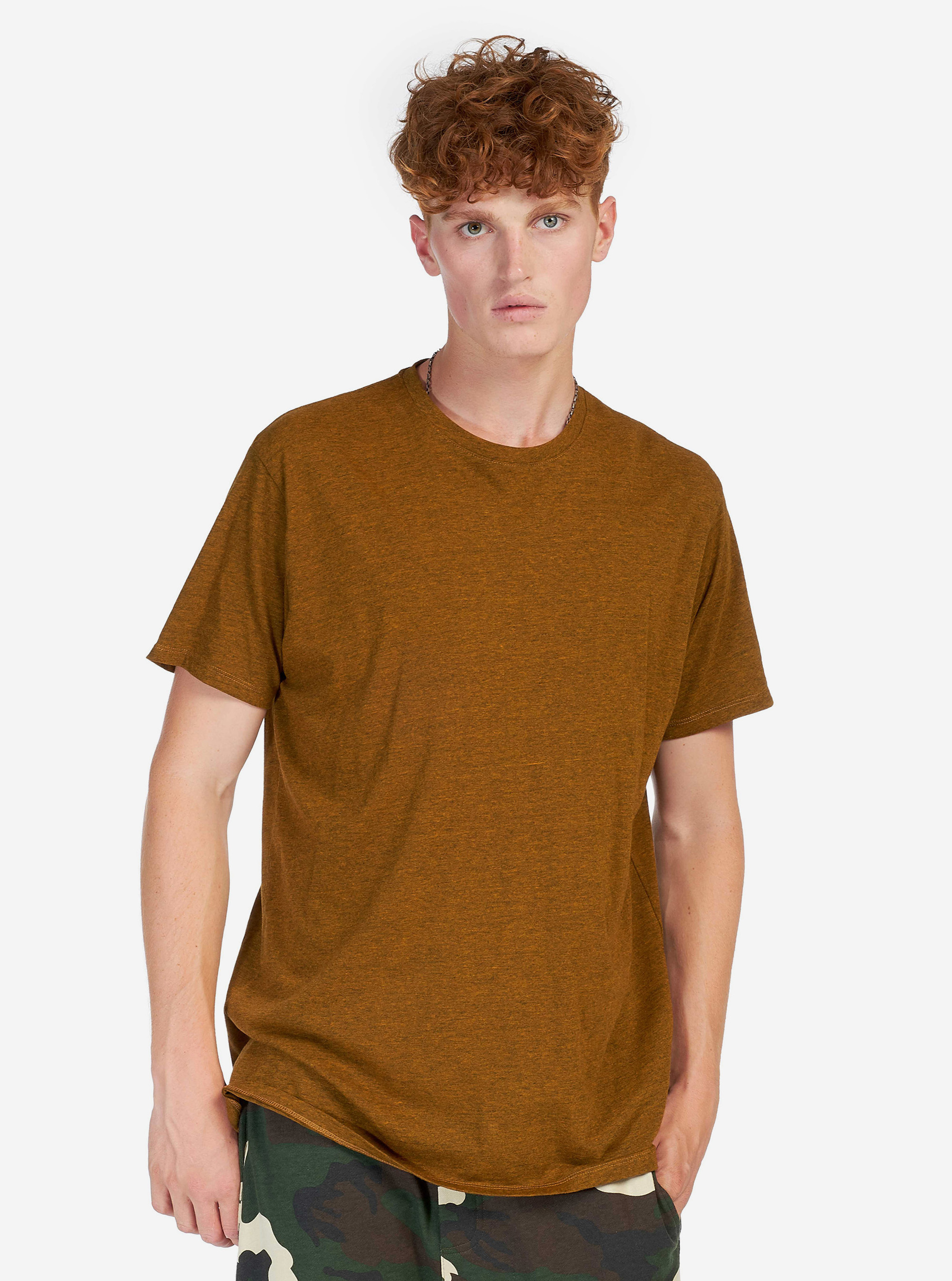 COLOR BLOCK T-SHIRT, MUSTARD