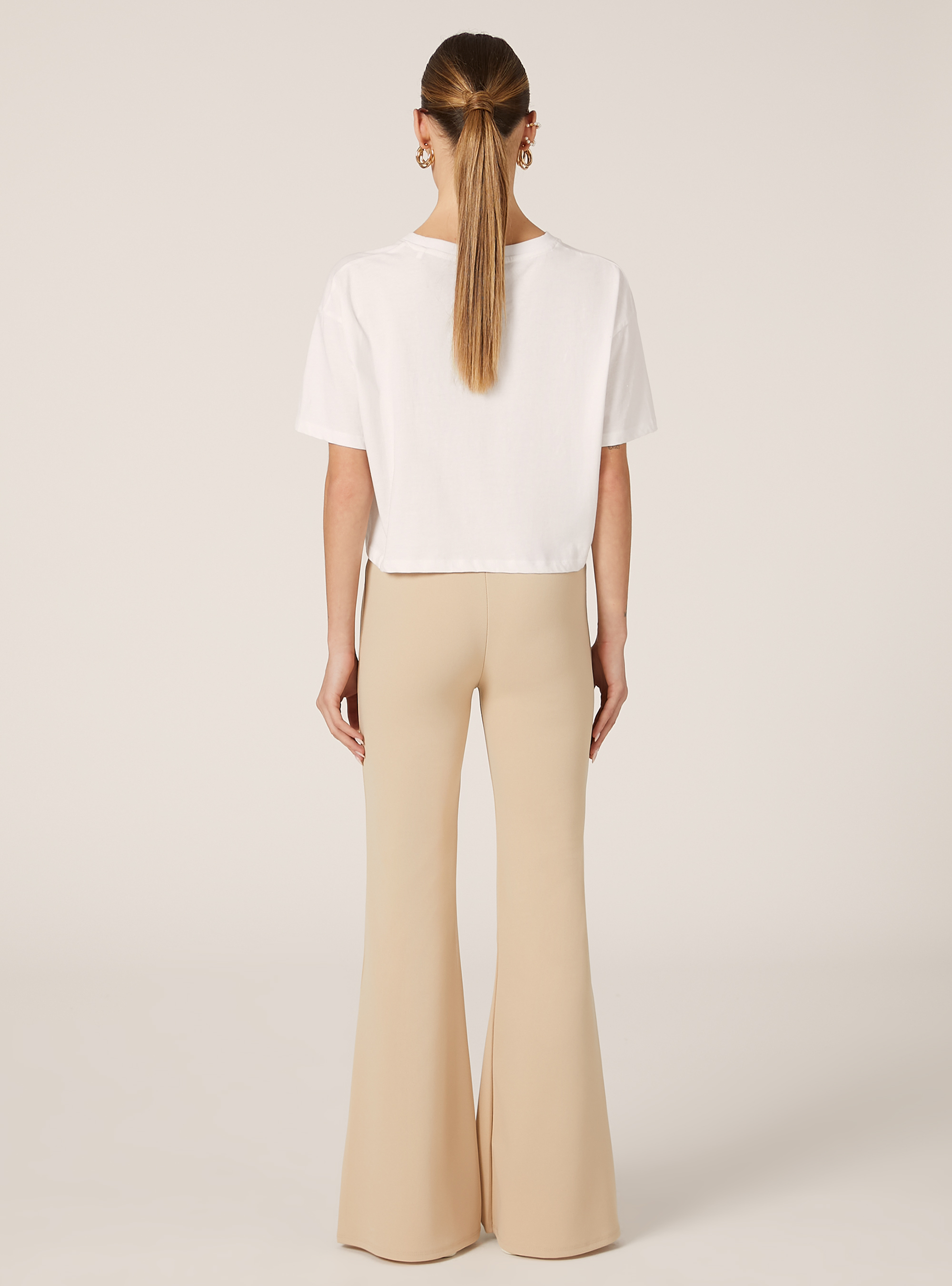 Pantalon legging &eacute;vas&eacute;, CR2 CREAM MEDIUM