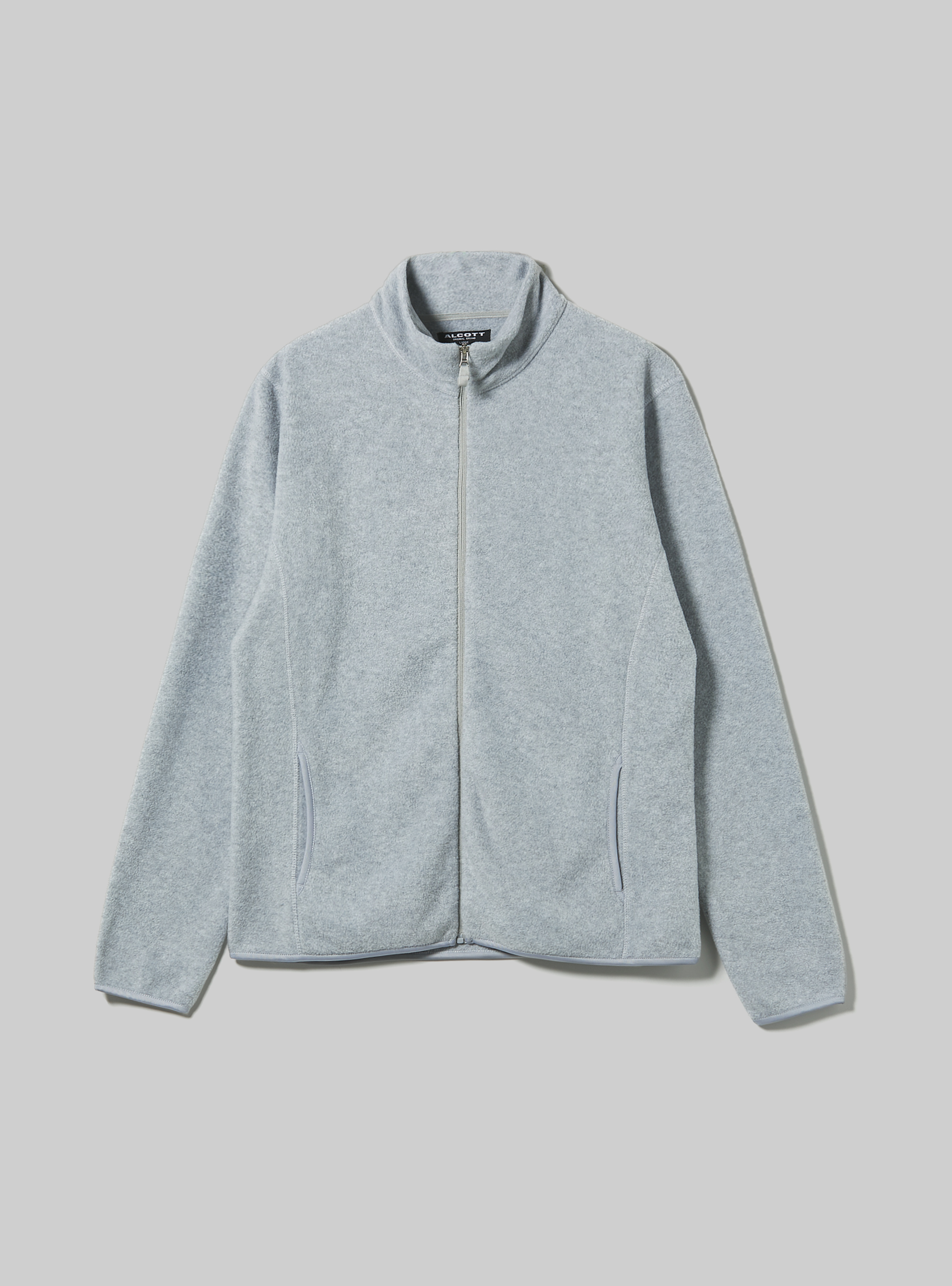 Cardigan polar fleece, MGY2 GREY MEL MEDIUM