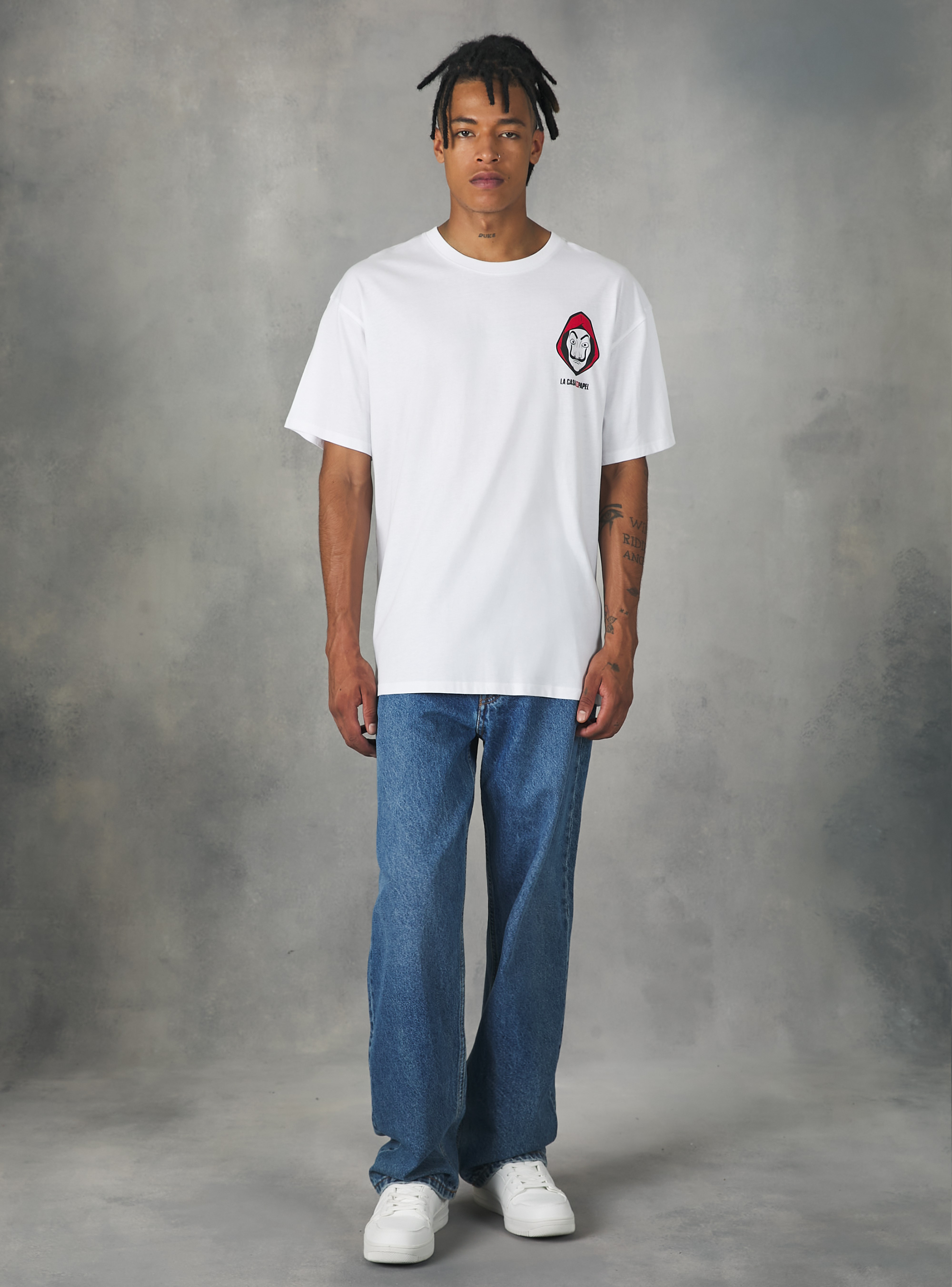 La casa de papel / Alcott T-shirt, WH3 WHITE