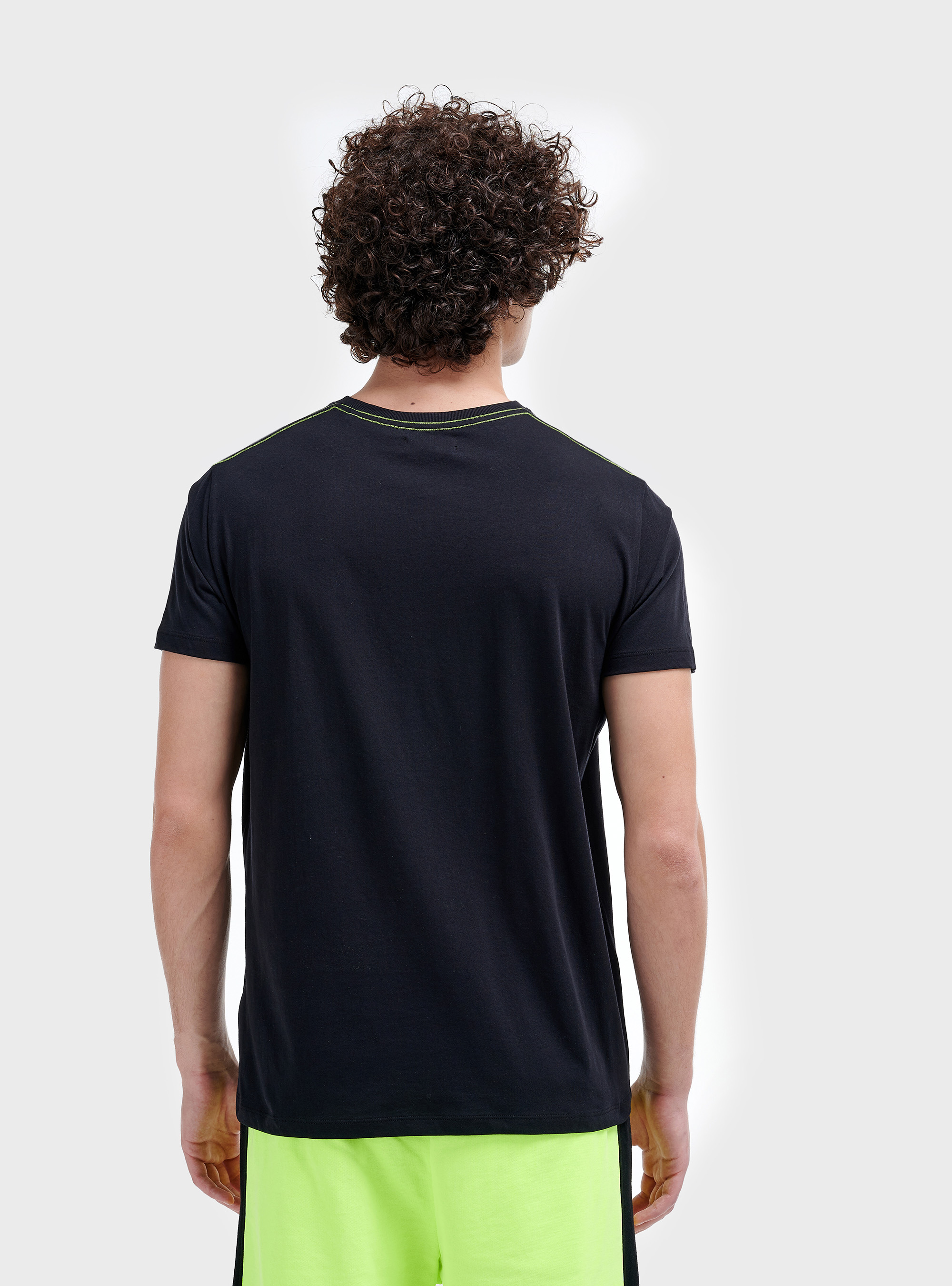 Printed t-shirt, BLACK