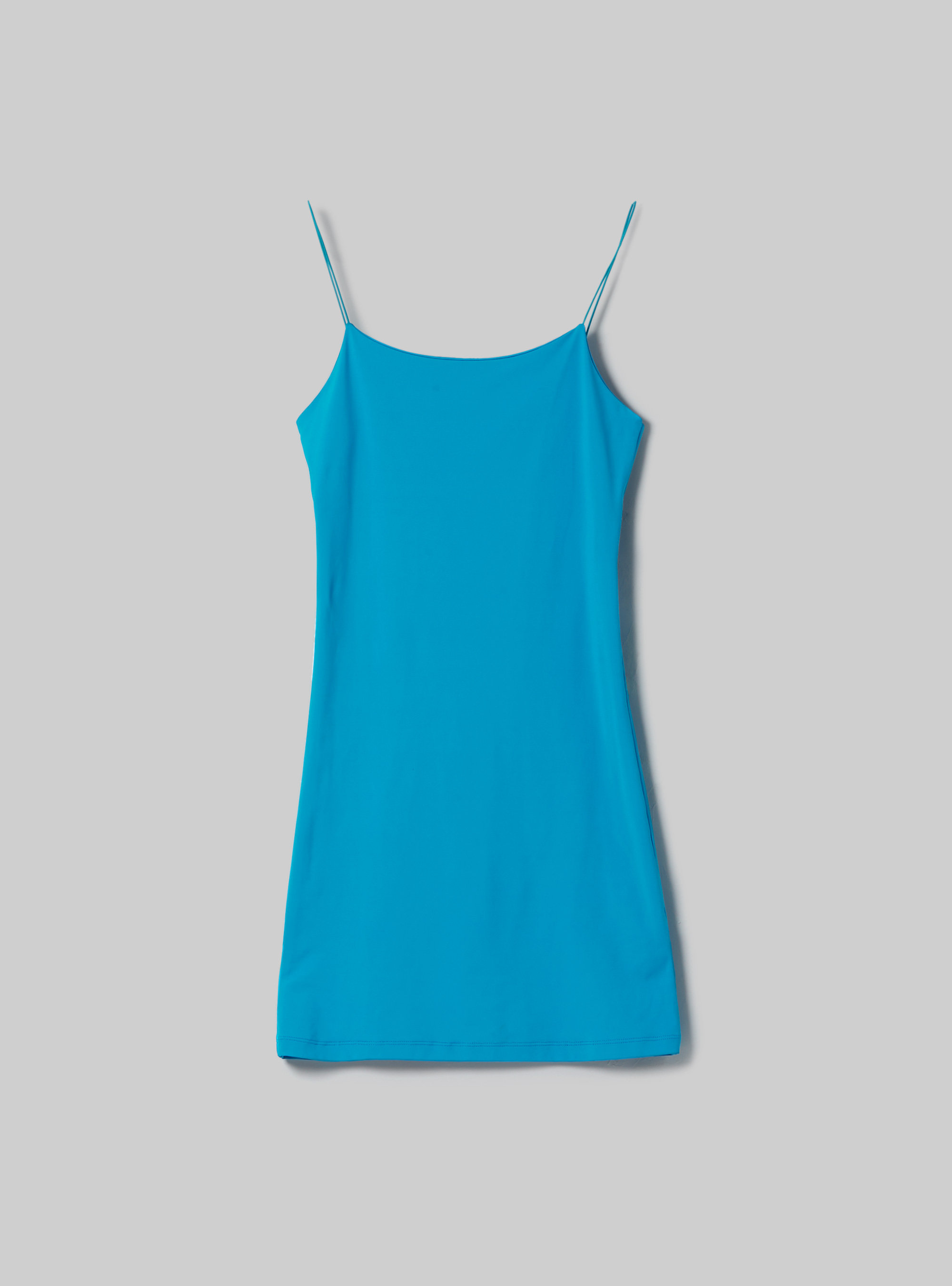 Solid-coloured dress with braces, RY2 ROYALE MEDIUM