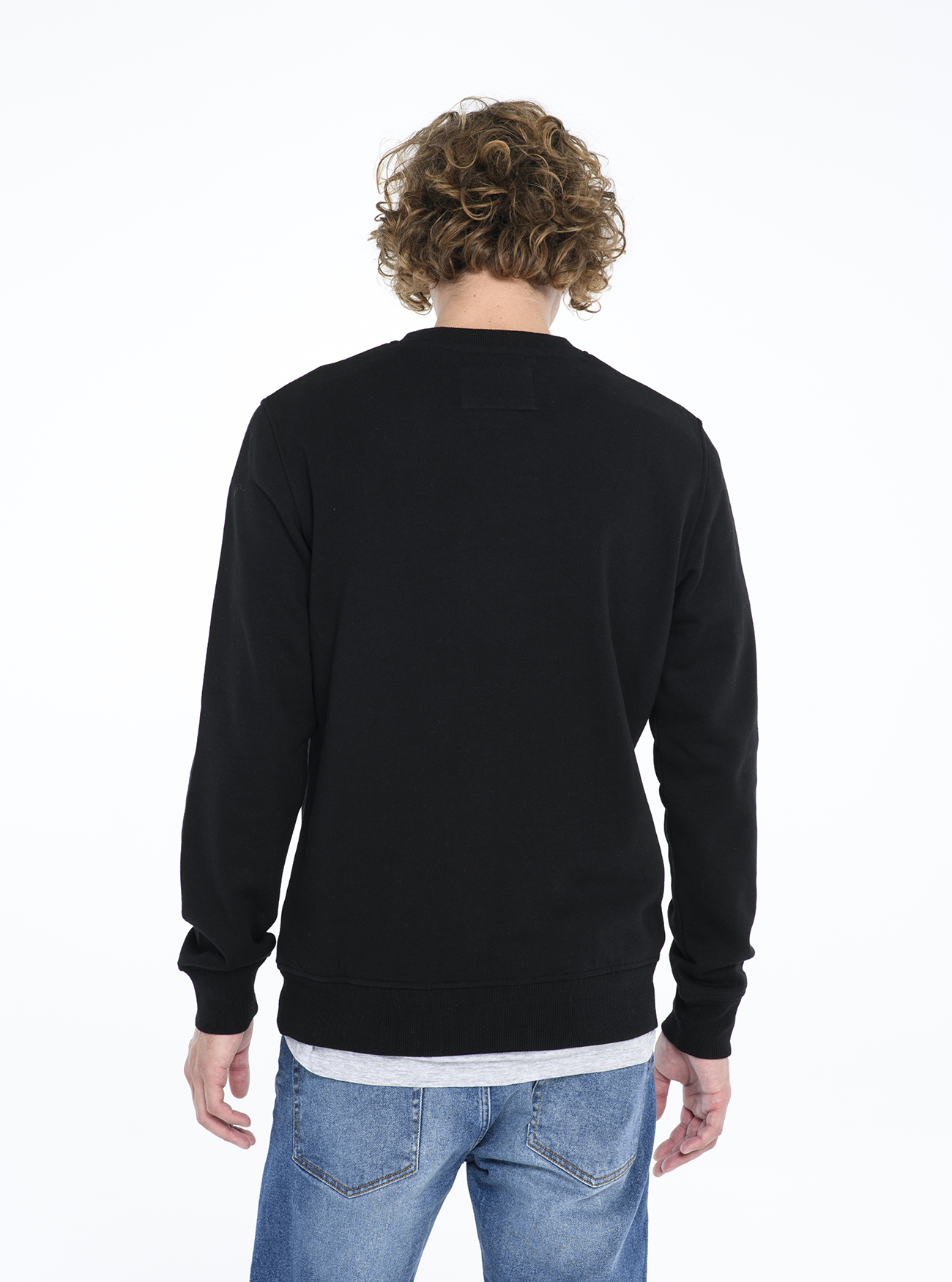 Felpa stampata, NERO