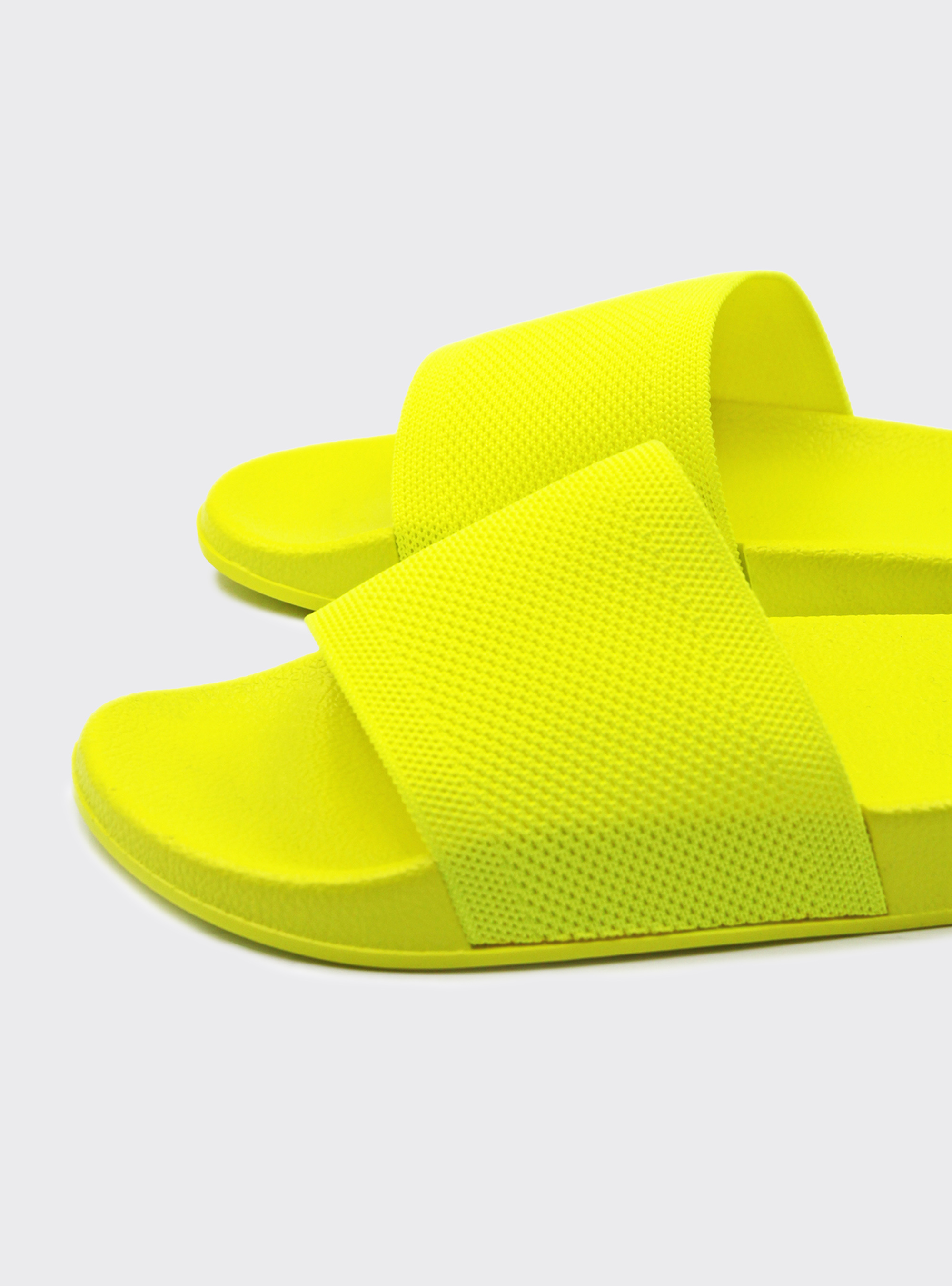 Ciabatte uomo design leggero fosforescenti, GIALLO