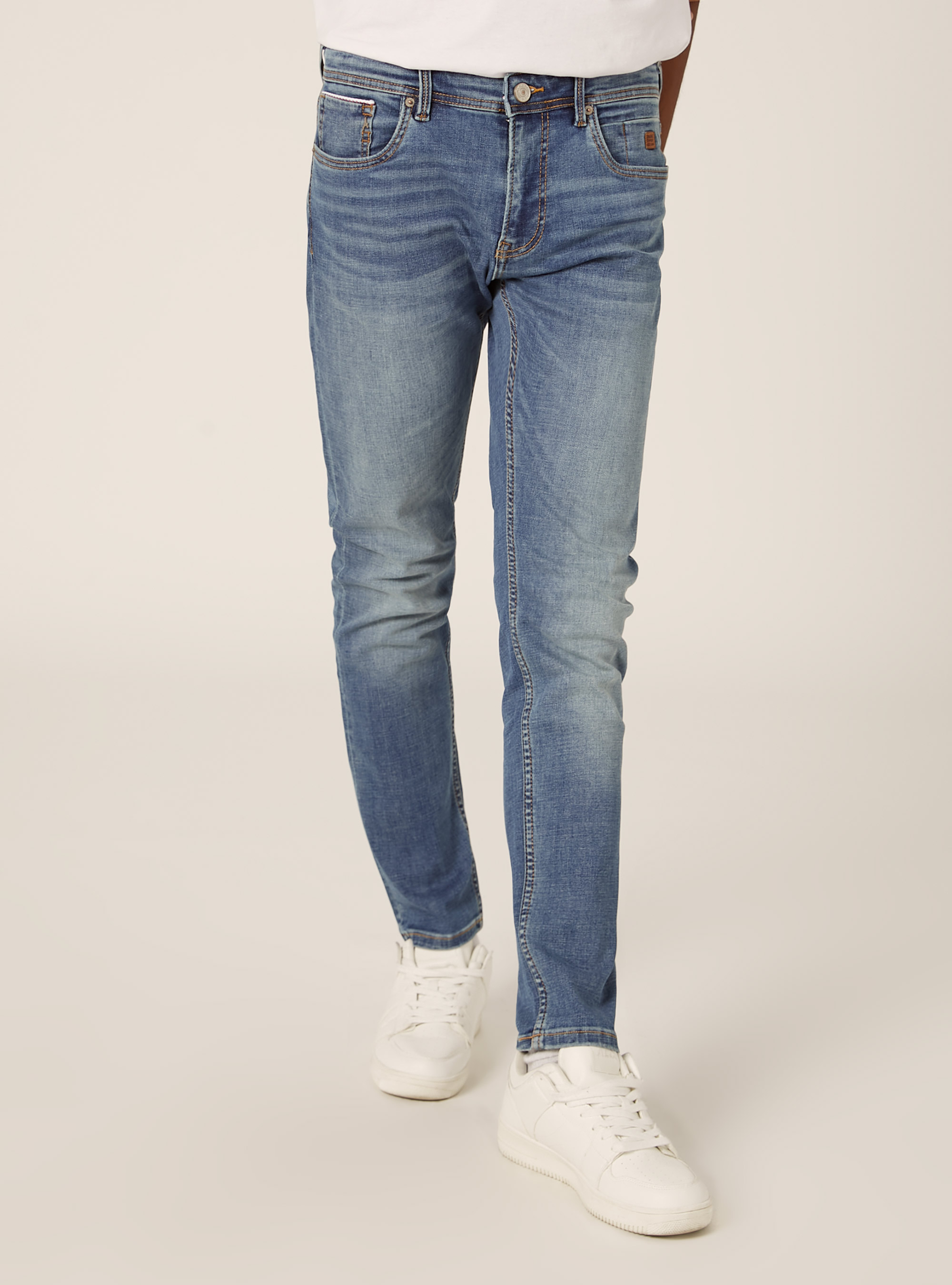 Vaqueros pitillo, D003 MEDIUM BLUE