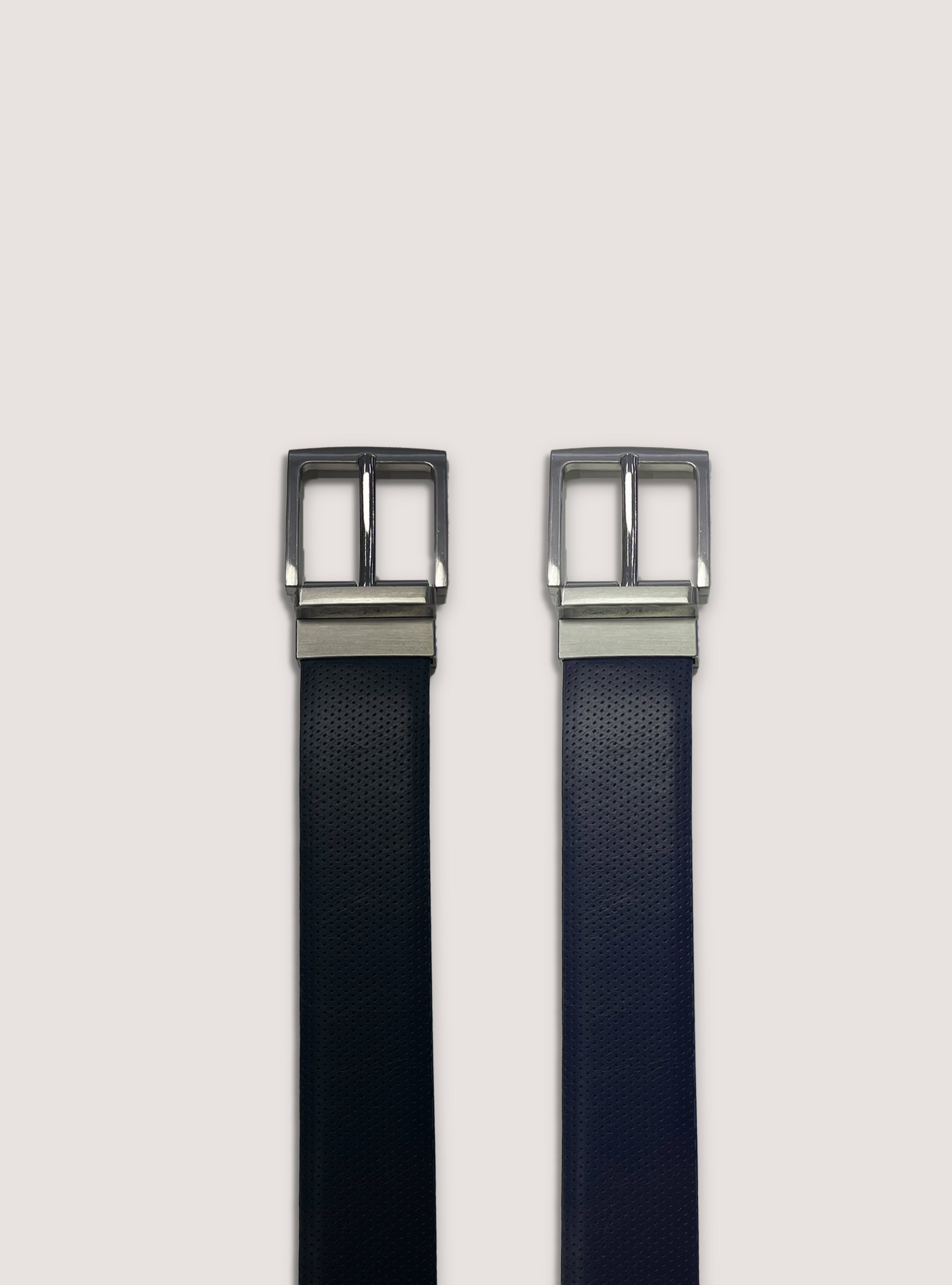 Cintura reversibile traforata, BK1 BLACK