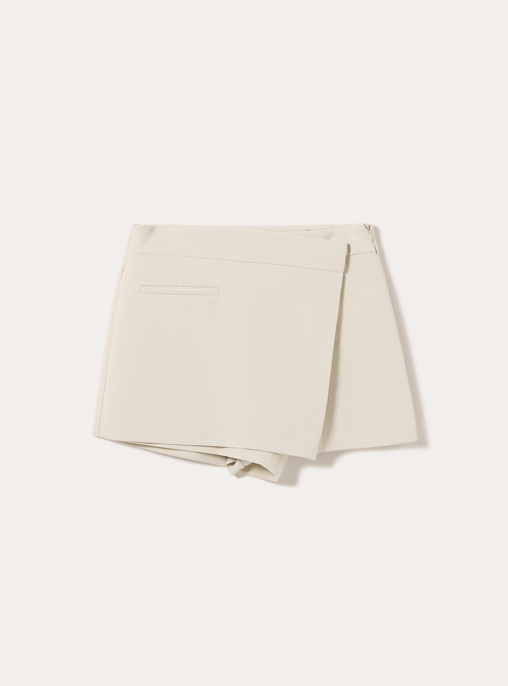 Falda-pantalón cruzada, BG3 BEIGE LIGHT