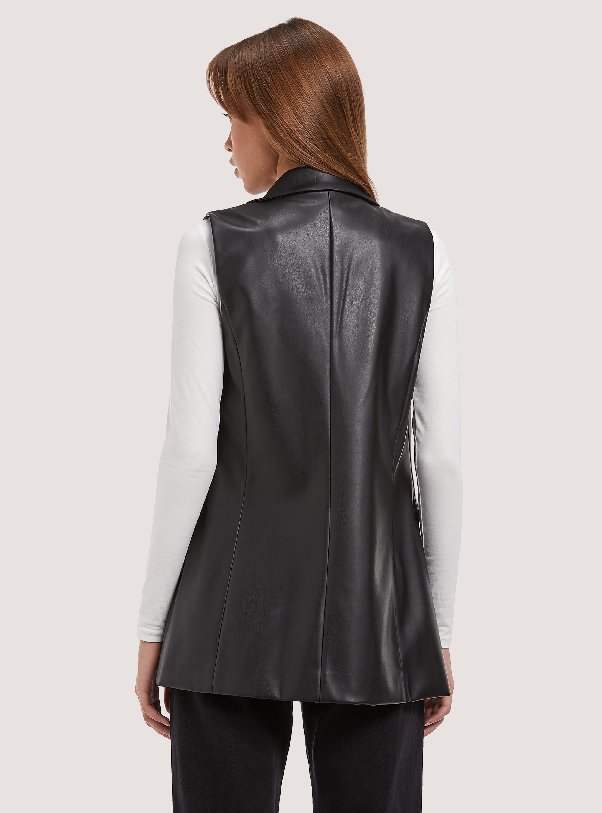 Smanicato in similpelle, BK1 BLACK