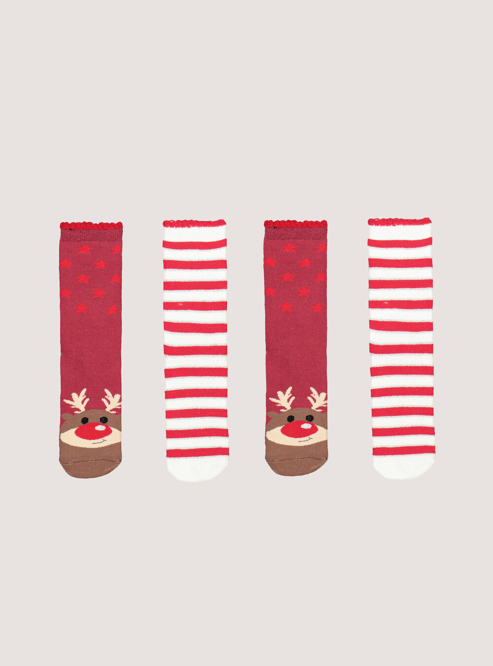 CALCETINES, 2 PARES, ÚNICO