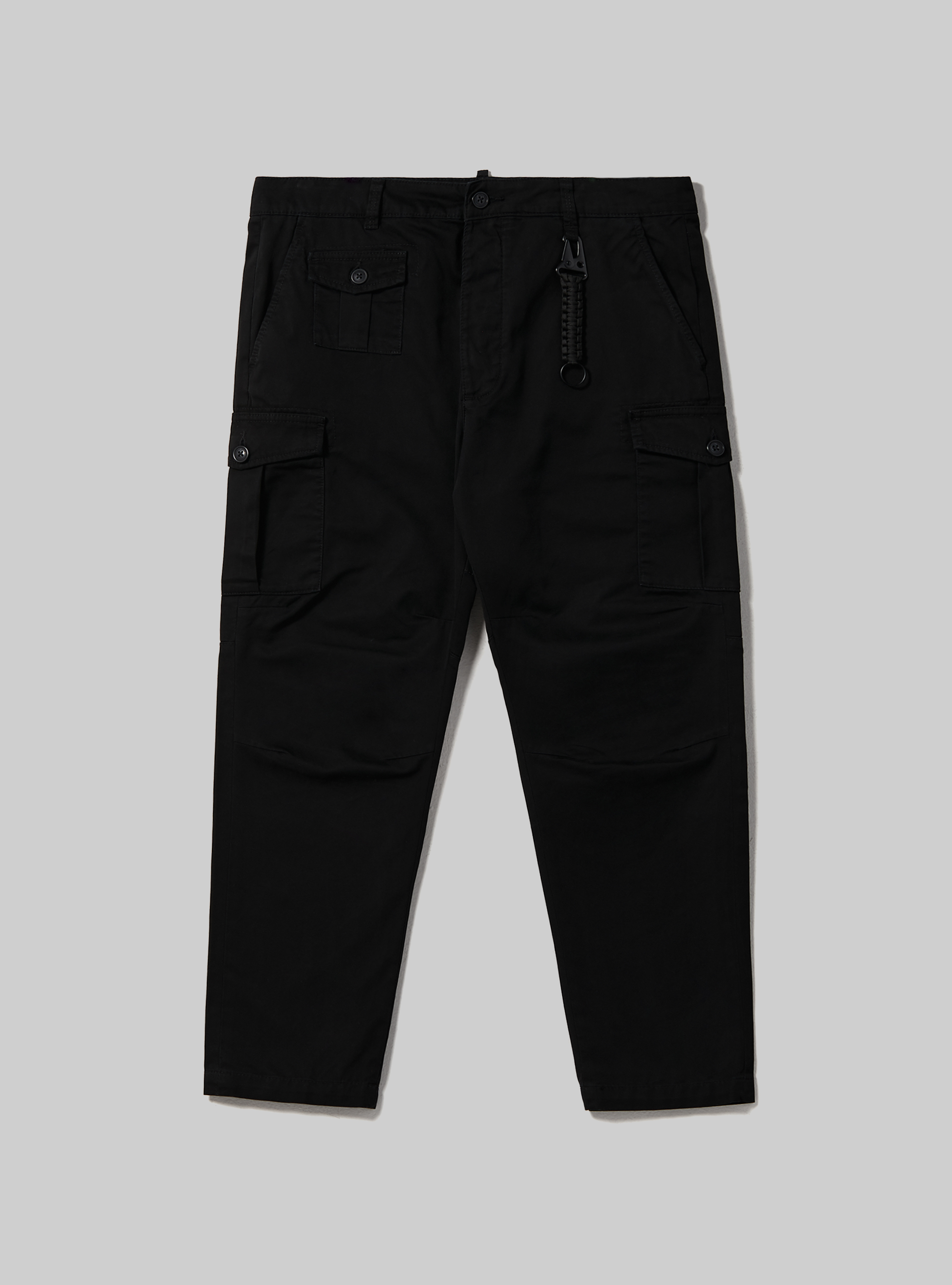 Cargohose aus Twill, BK1 BLACK