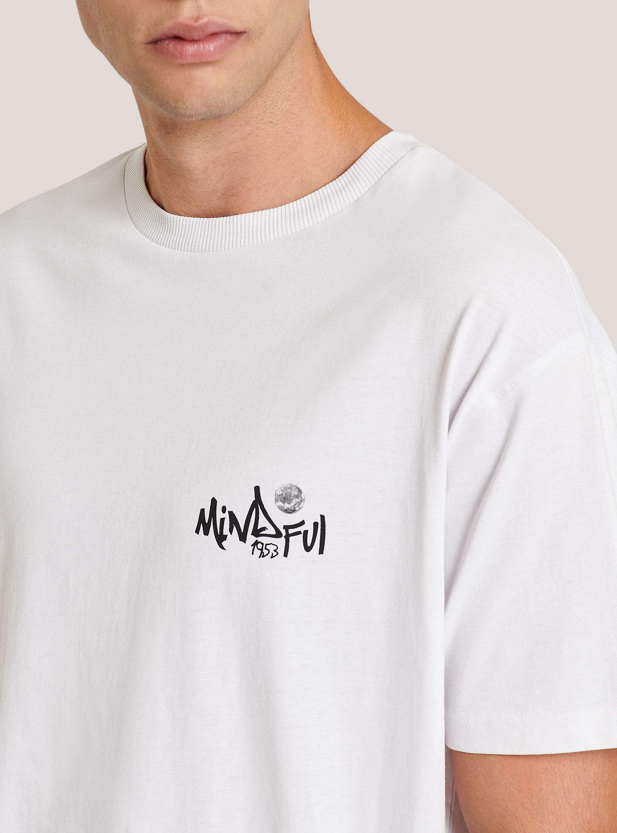 Urban oversize T-shirt, WHITE