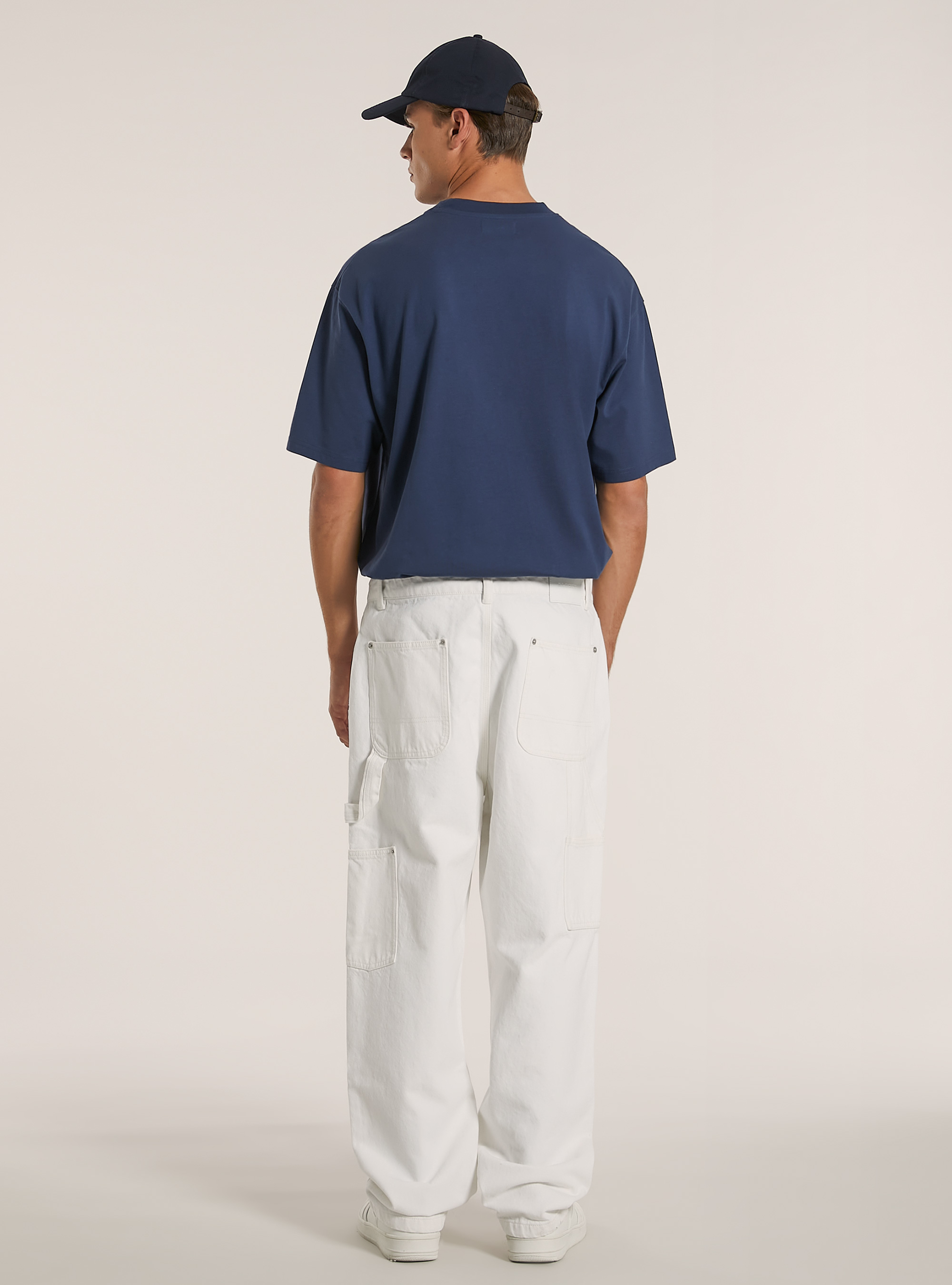 Worker carpenter jeans, WH1 OFF WHITE