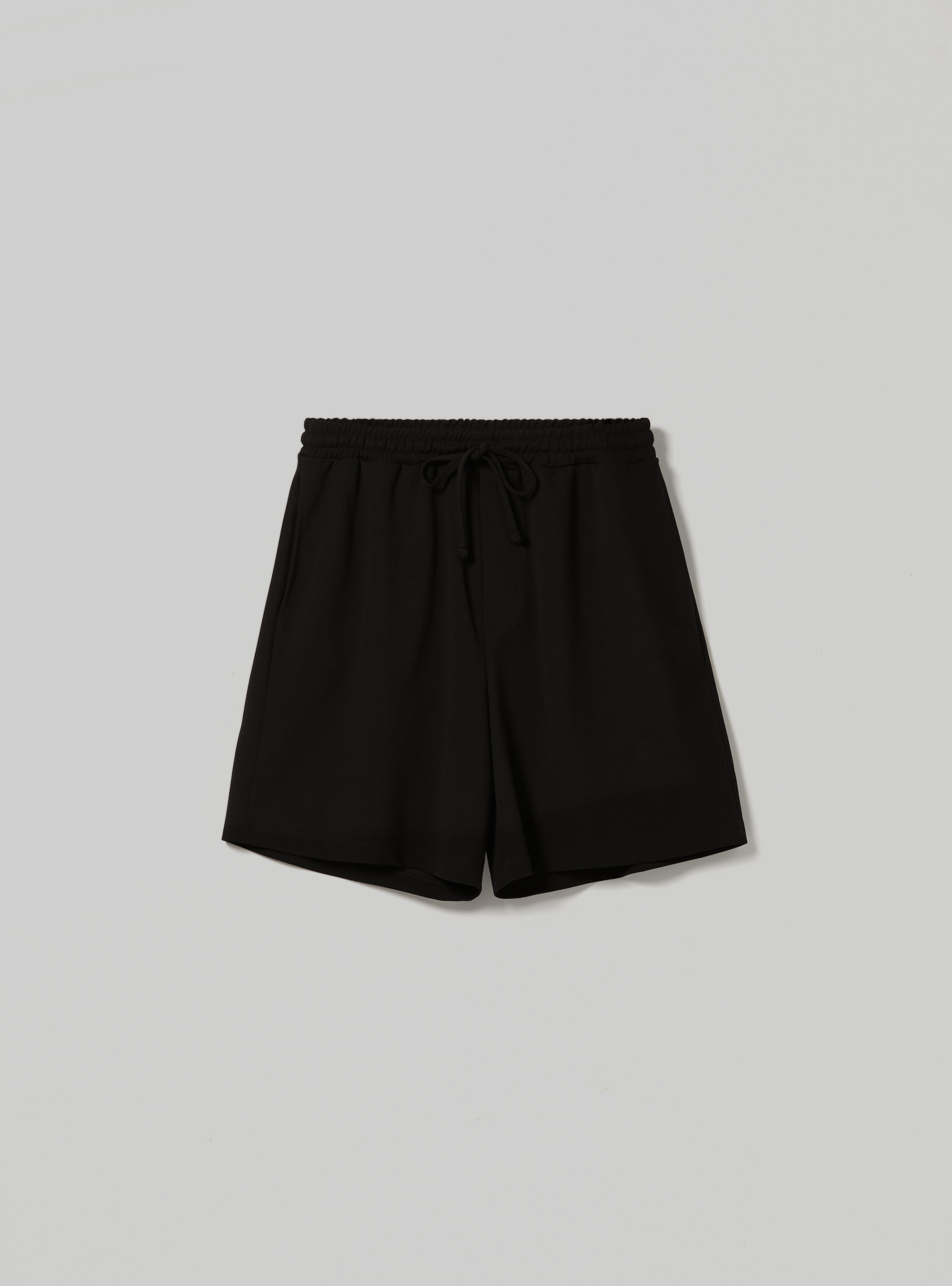 Oversize Bermuda Shorts with short sleeves, BK1 BLACK