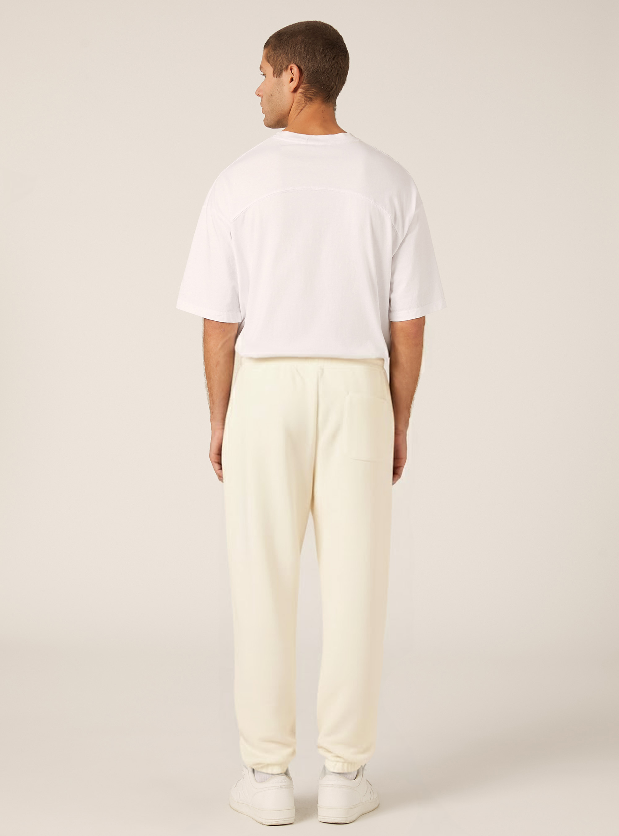 Fleece jogger pants, CR3 CREAM LIGHT