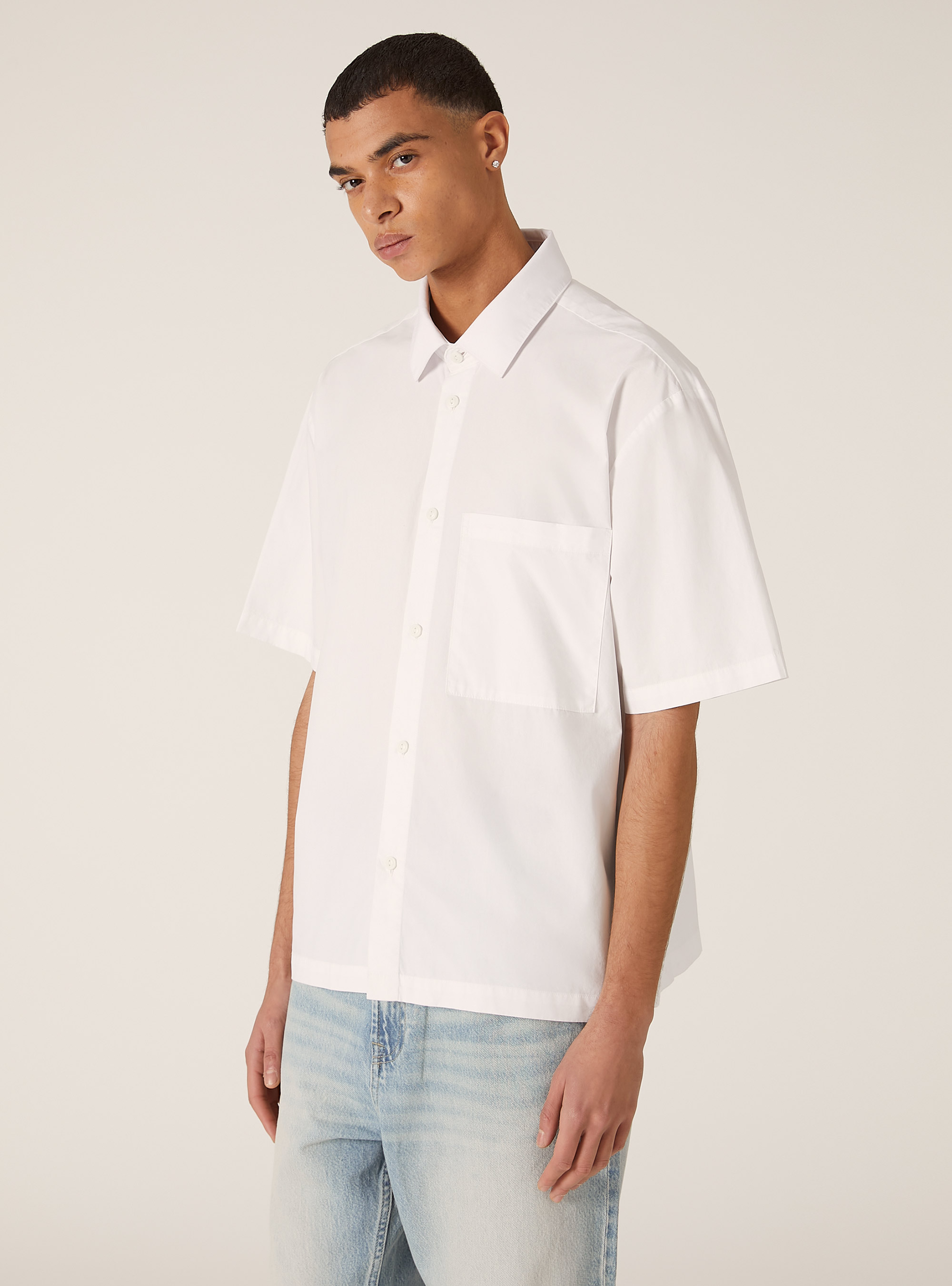 Chemise à manches courtes, coupe étroite, WH1 OFF WHITE