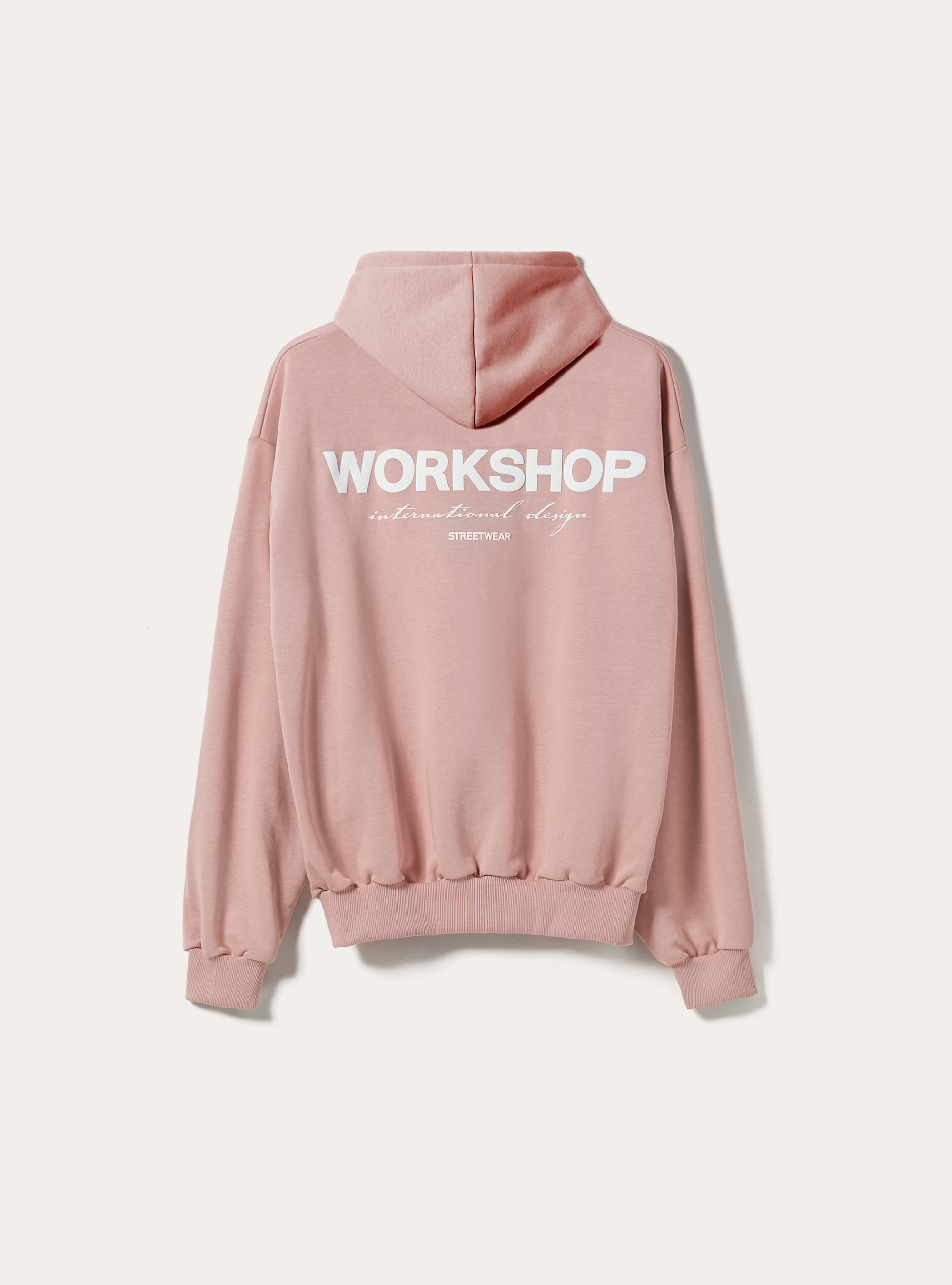 Sweatshirt mit Boxy-Passform und Workshop-Aufdruck, PK2 PINK MEDIUM