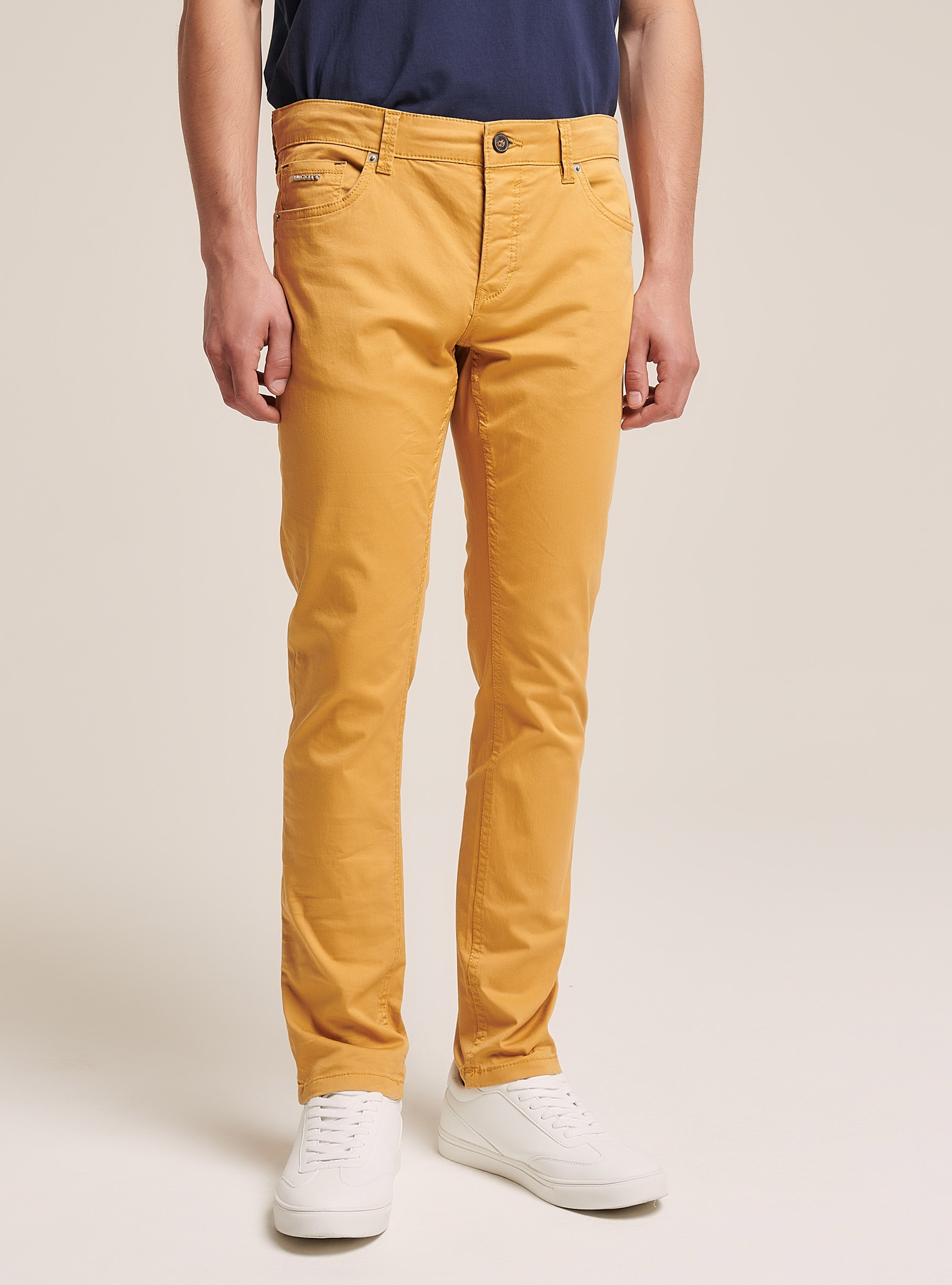 Super skinny trousers, C7719 SENAPE
