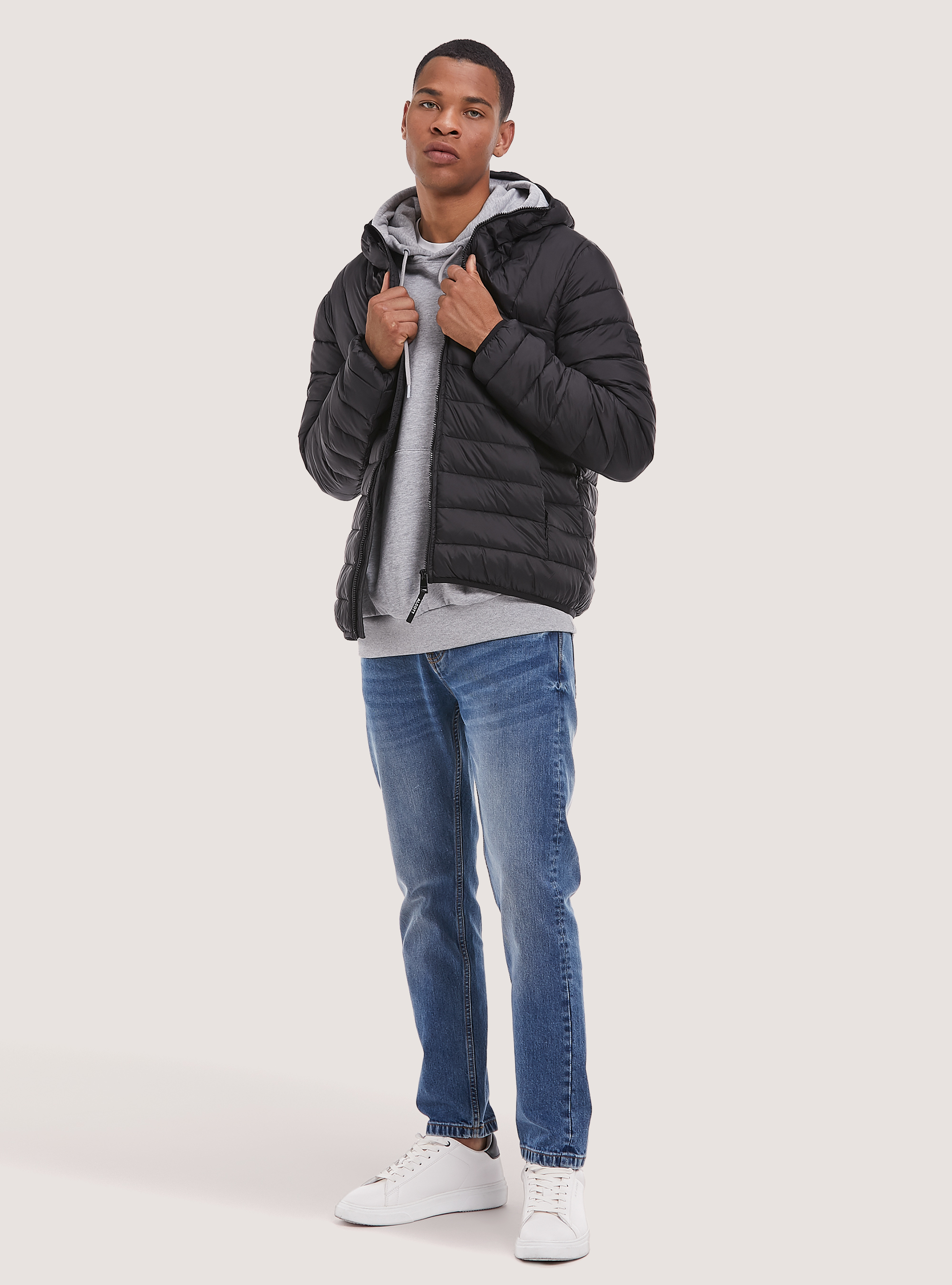 Jacket with recycled padding, BK1 BLACK