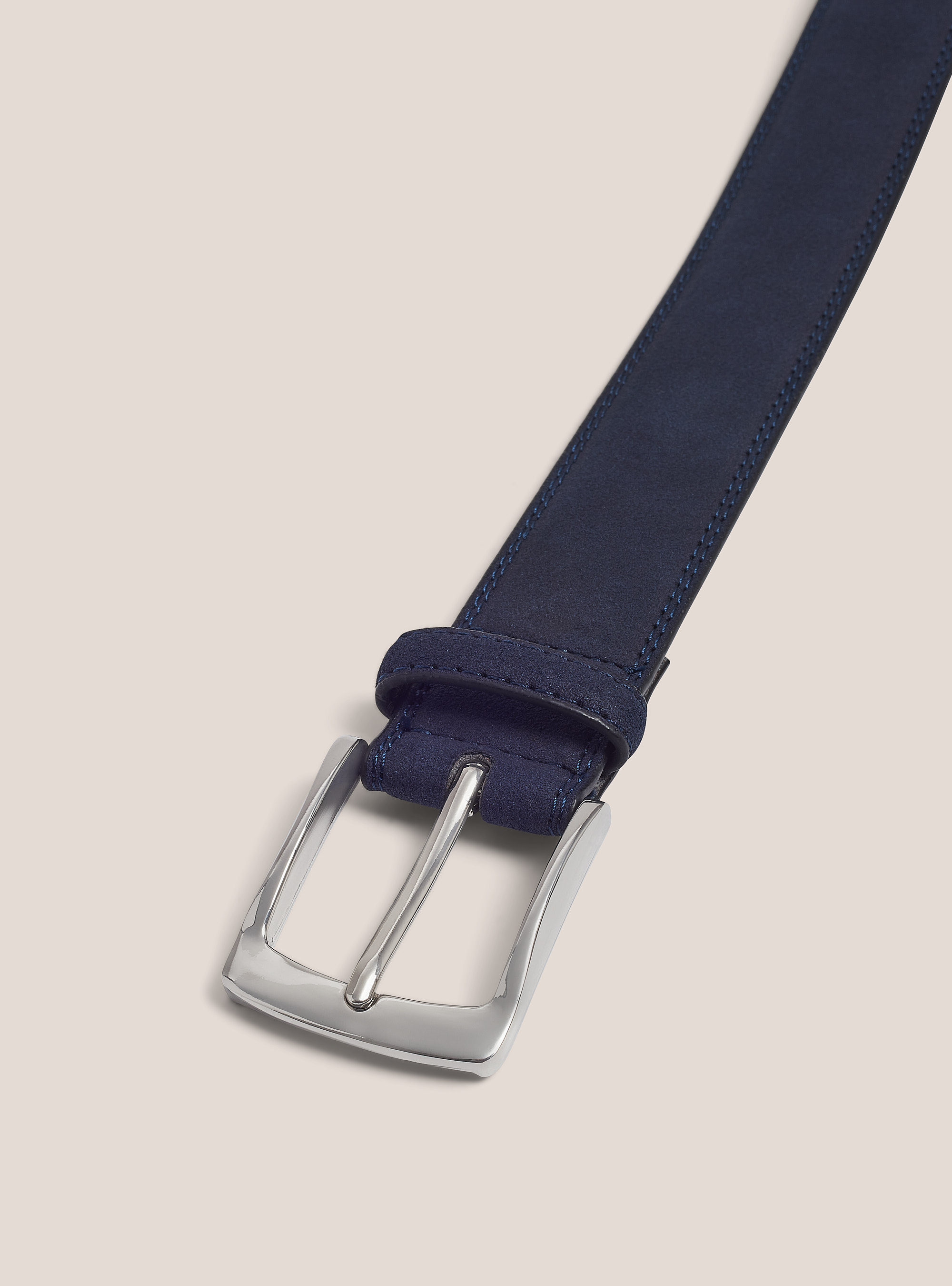 Cintura effetto camoscio, AZUL MARINO
