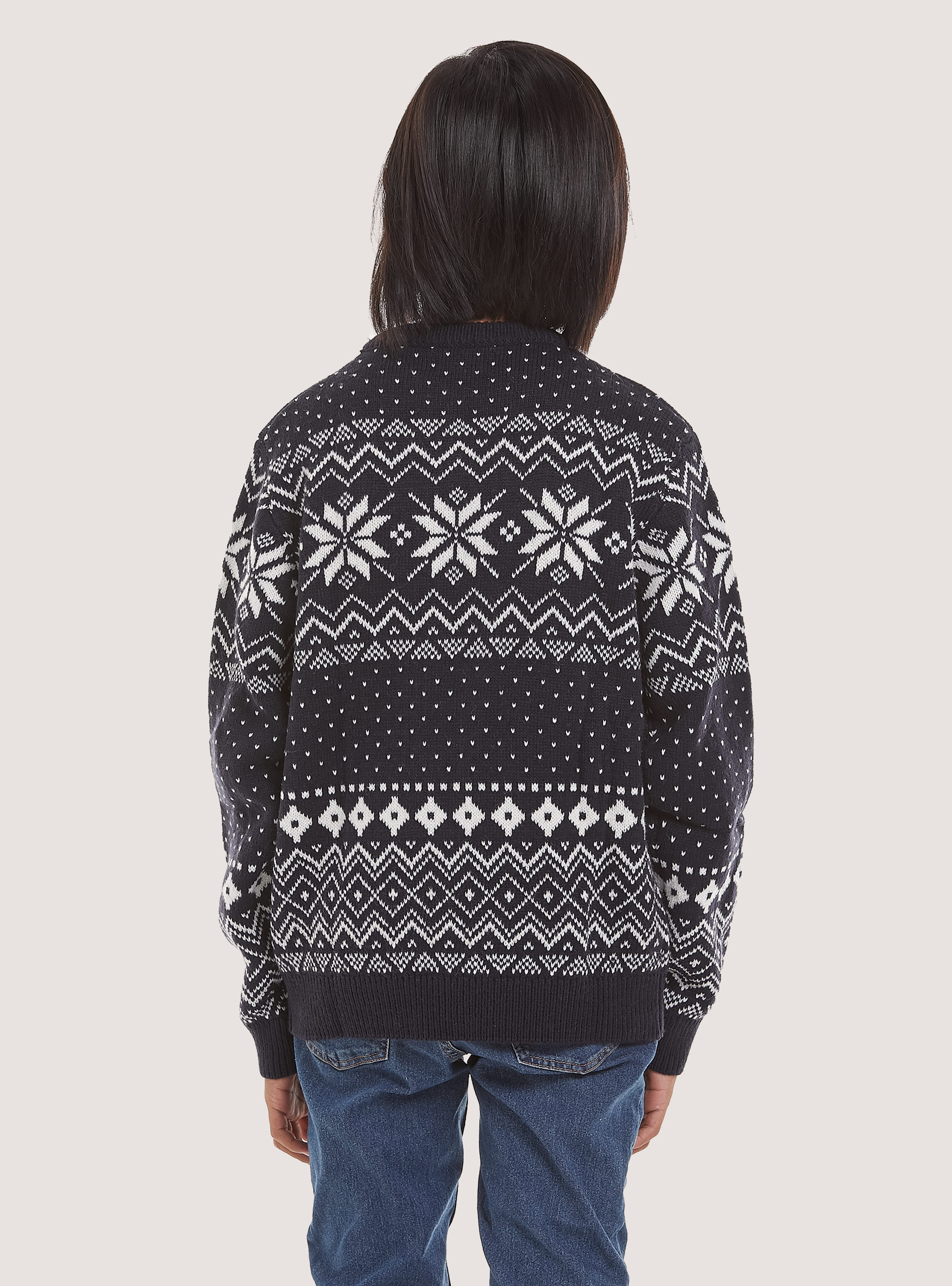 Colección Familiar de Navidad Mini Me Pullover, NA1 NAVY DARK